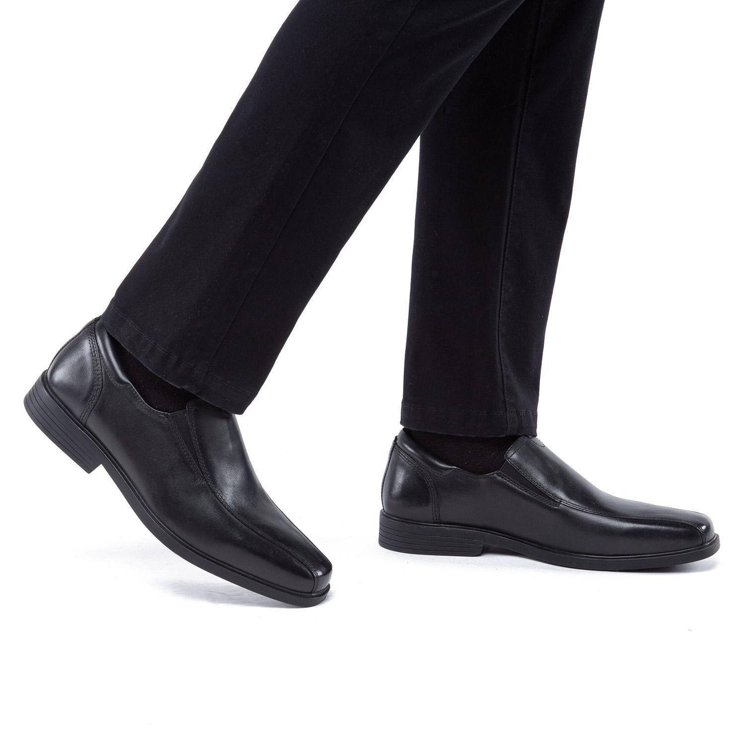 Zapato de cuero hombre Guante negro Liguria 0035592-1