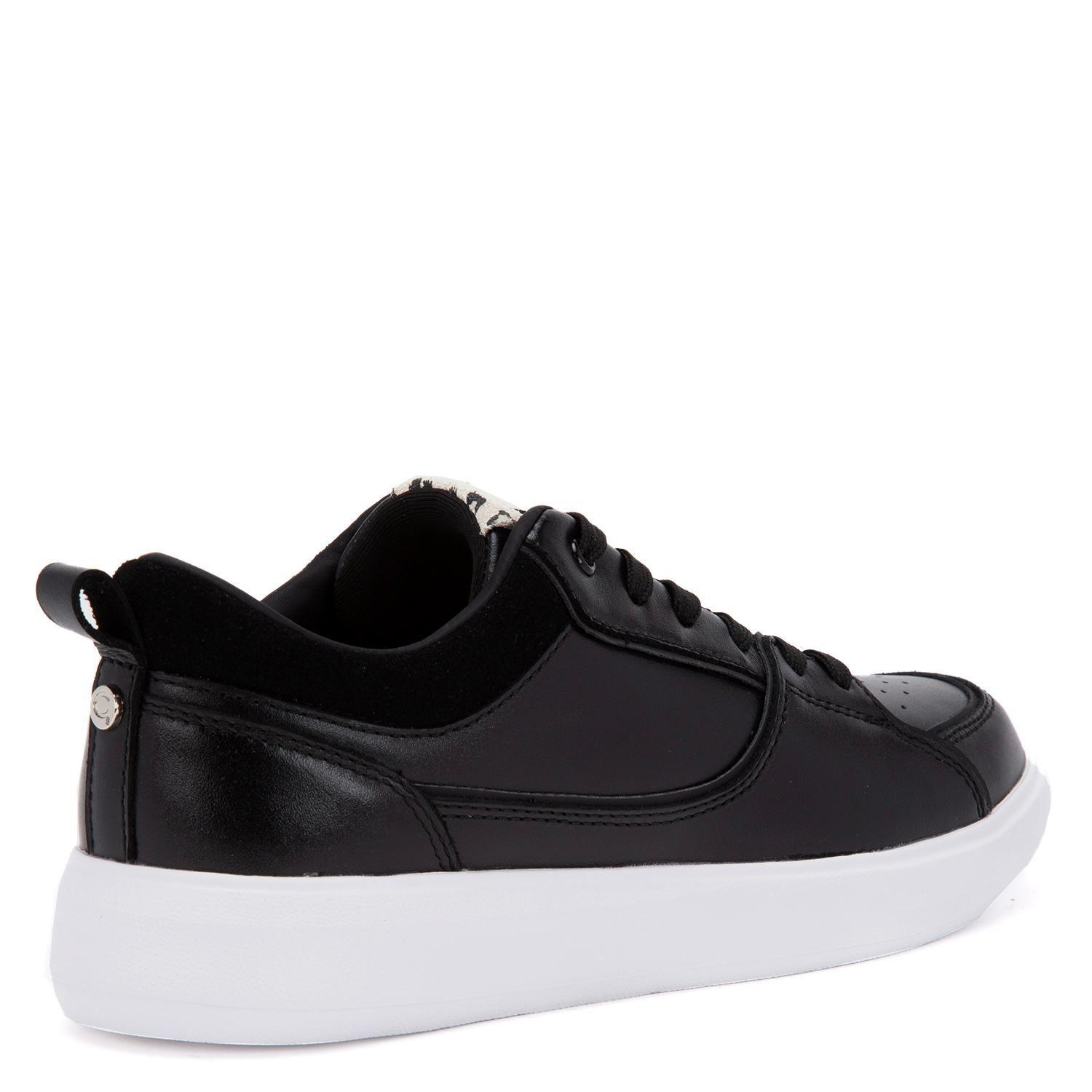 Zapatilla de cuero mujer Gacel negro Rosalia-3