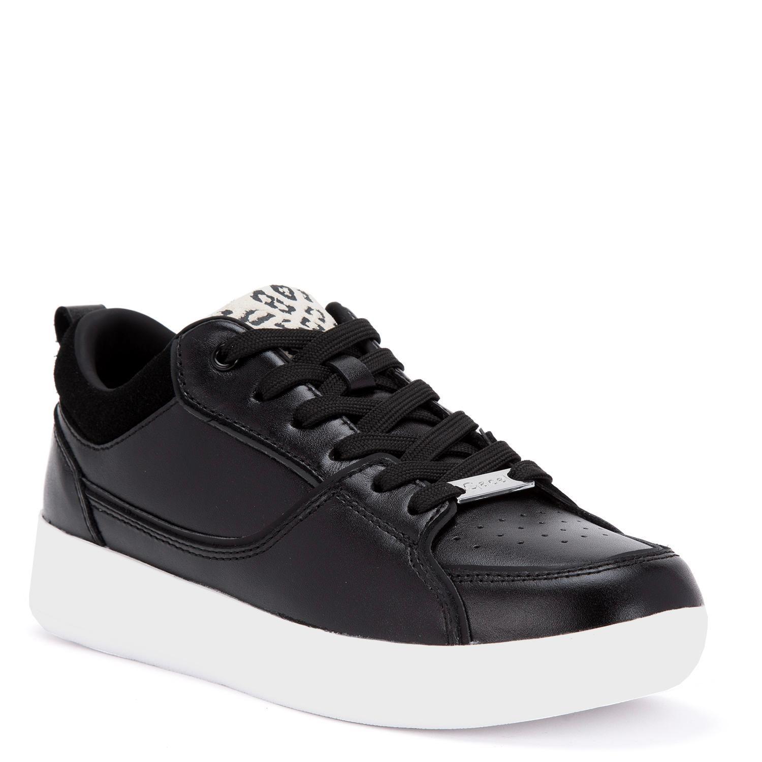 Zapatilla de cuero mujer Gacel negro Rosalia-4