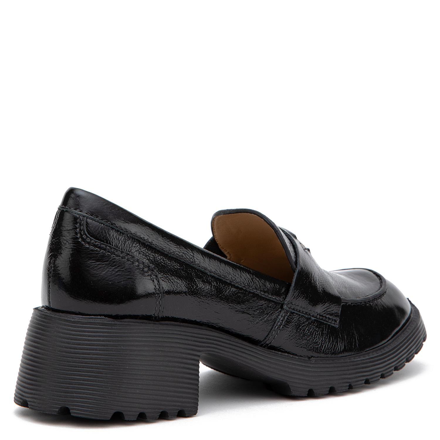Mocasin de cuero mujer Gacel negro Belen 0660712-4