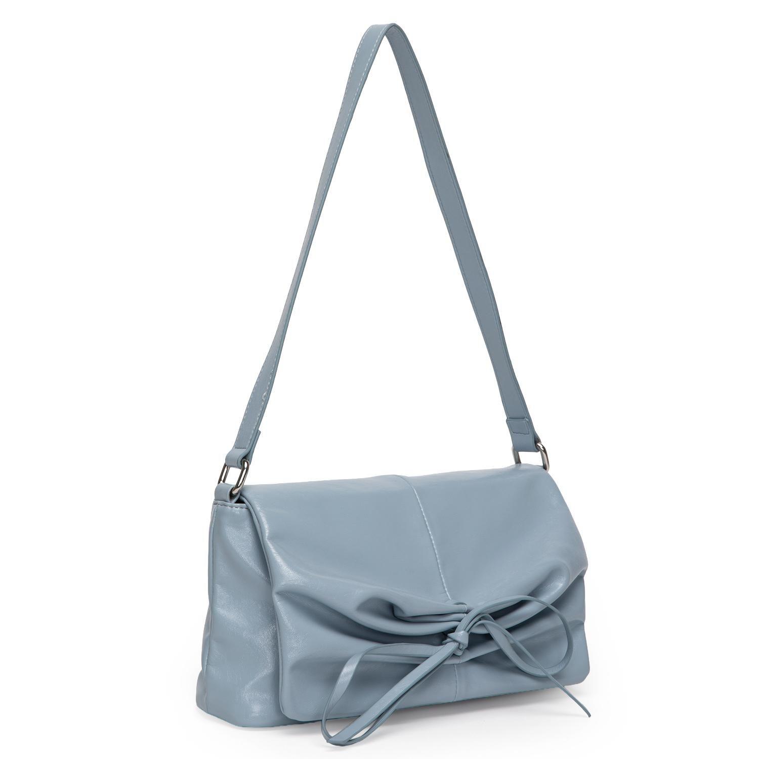 Cartera mujer Gacel celeste retro con tapa-1