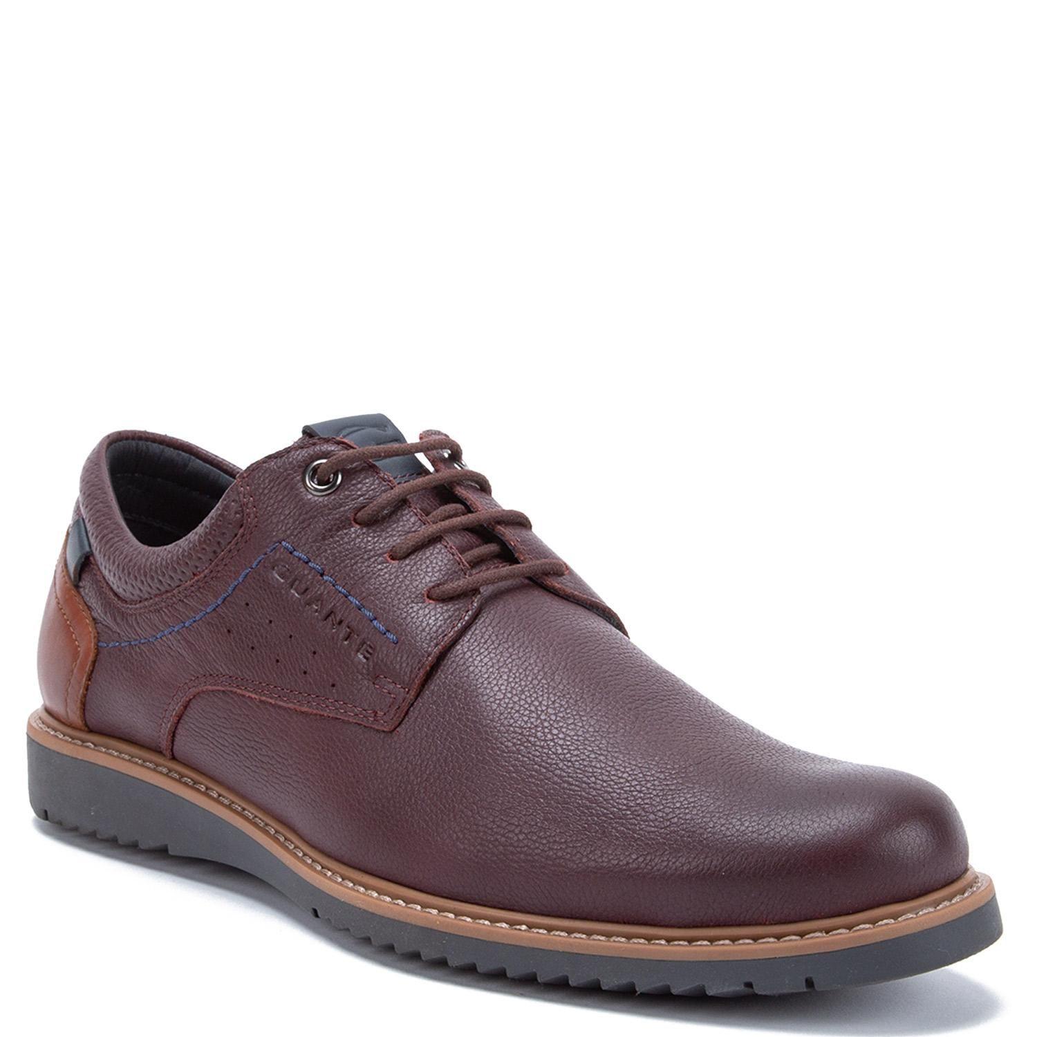 Zapato de cuero hombre Guante burdeo Nantes-2