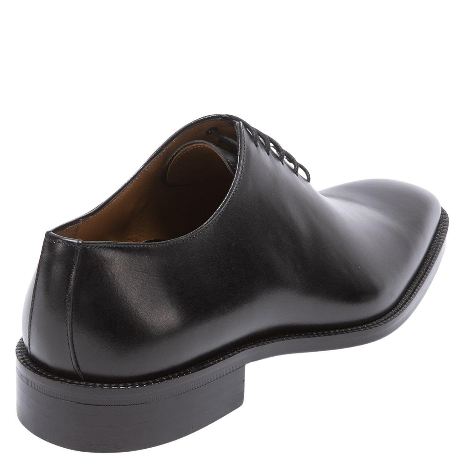 Zapato de cuero hombre Guante negro Suela President-4