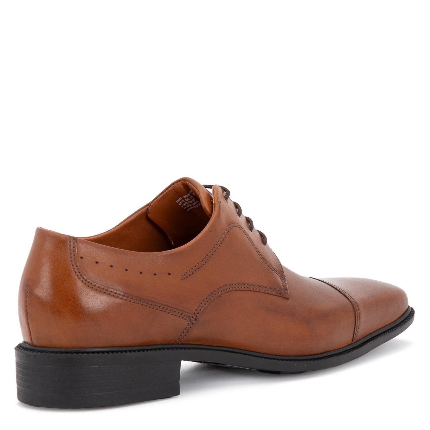 Zapato de cuero hombre Guante dark camel Baltimore-3