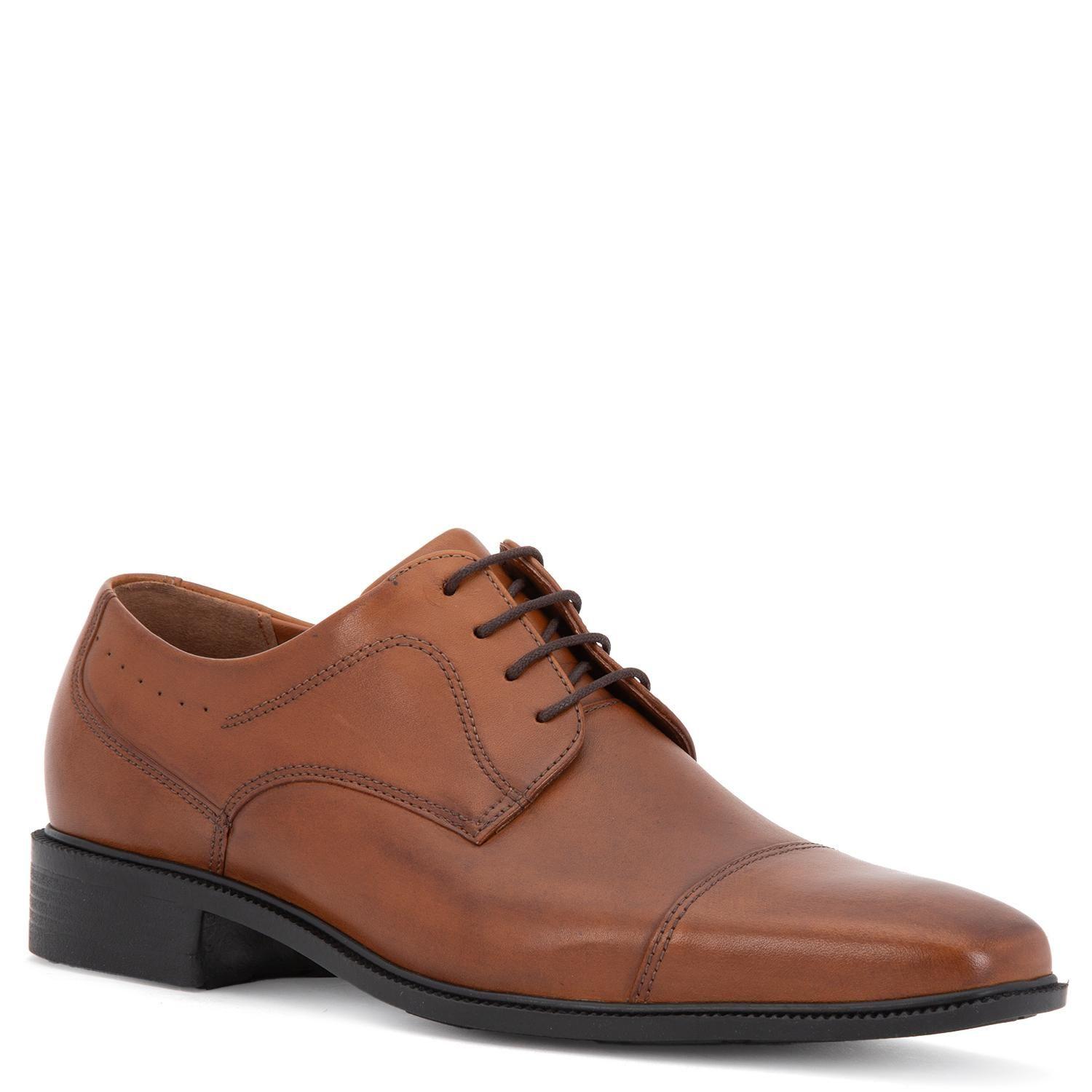 Zapato de cuero hombre Guante dark camel Baltimore-4