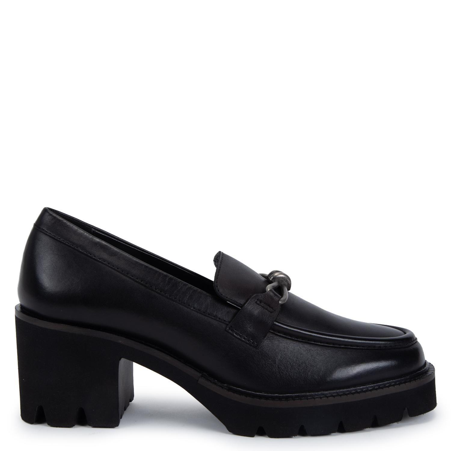 Mocasin de cuero mujer Gacel negro Ranya-0