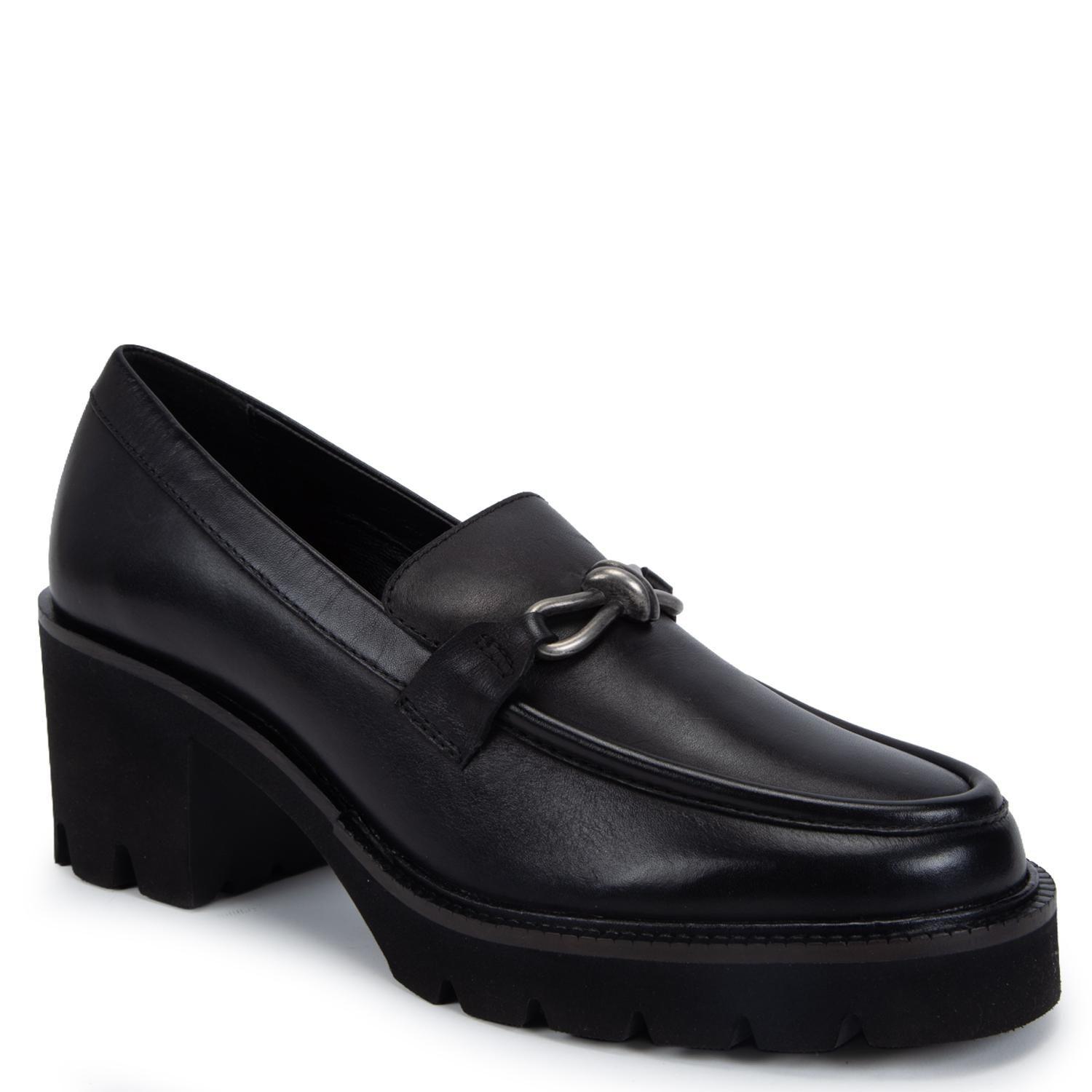Mocasin de cuero mujer Gacel negro Ranya-2