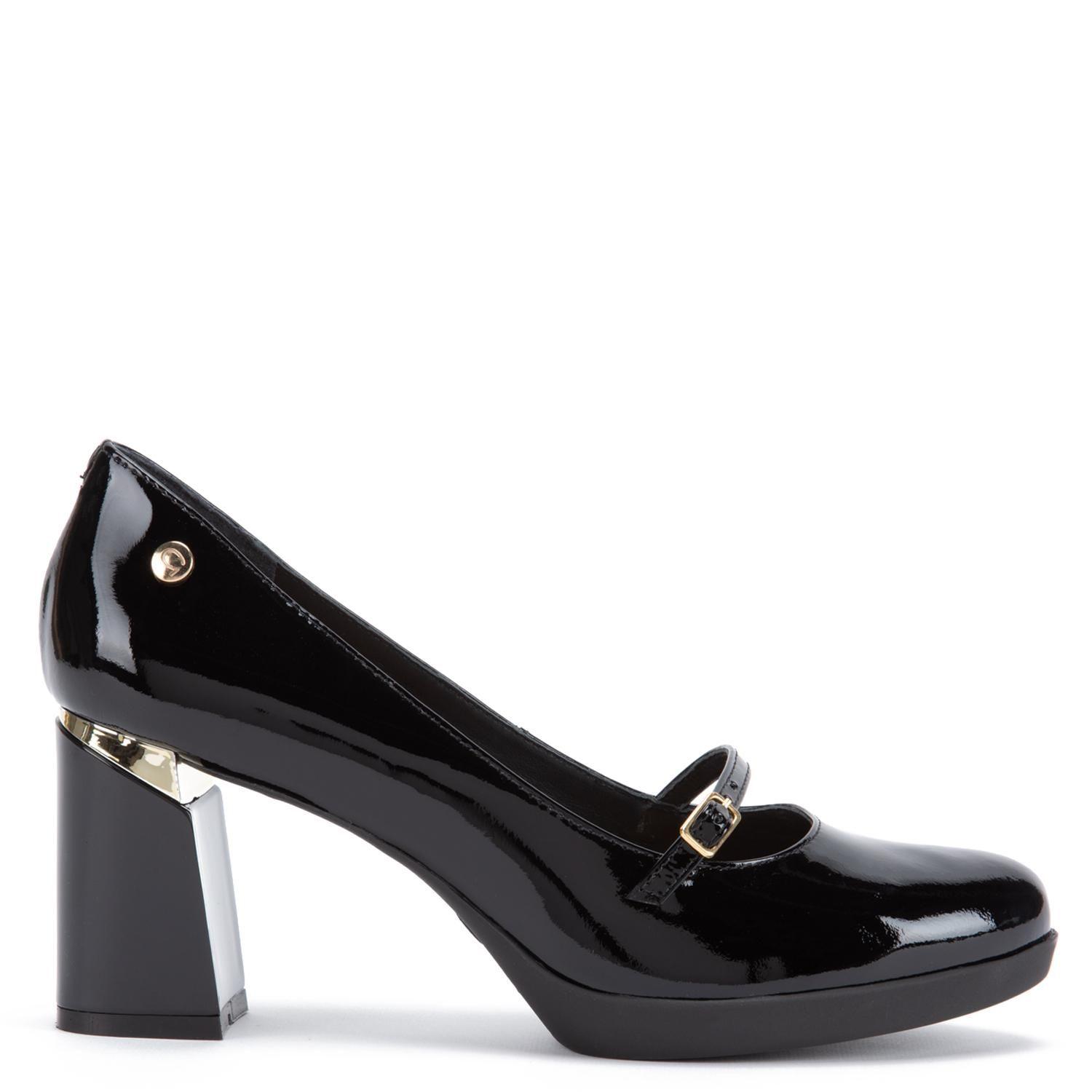 Zapato de cuero mujer Gacel negro Lucy-0