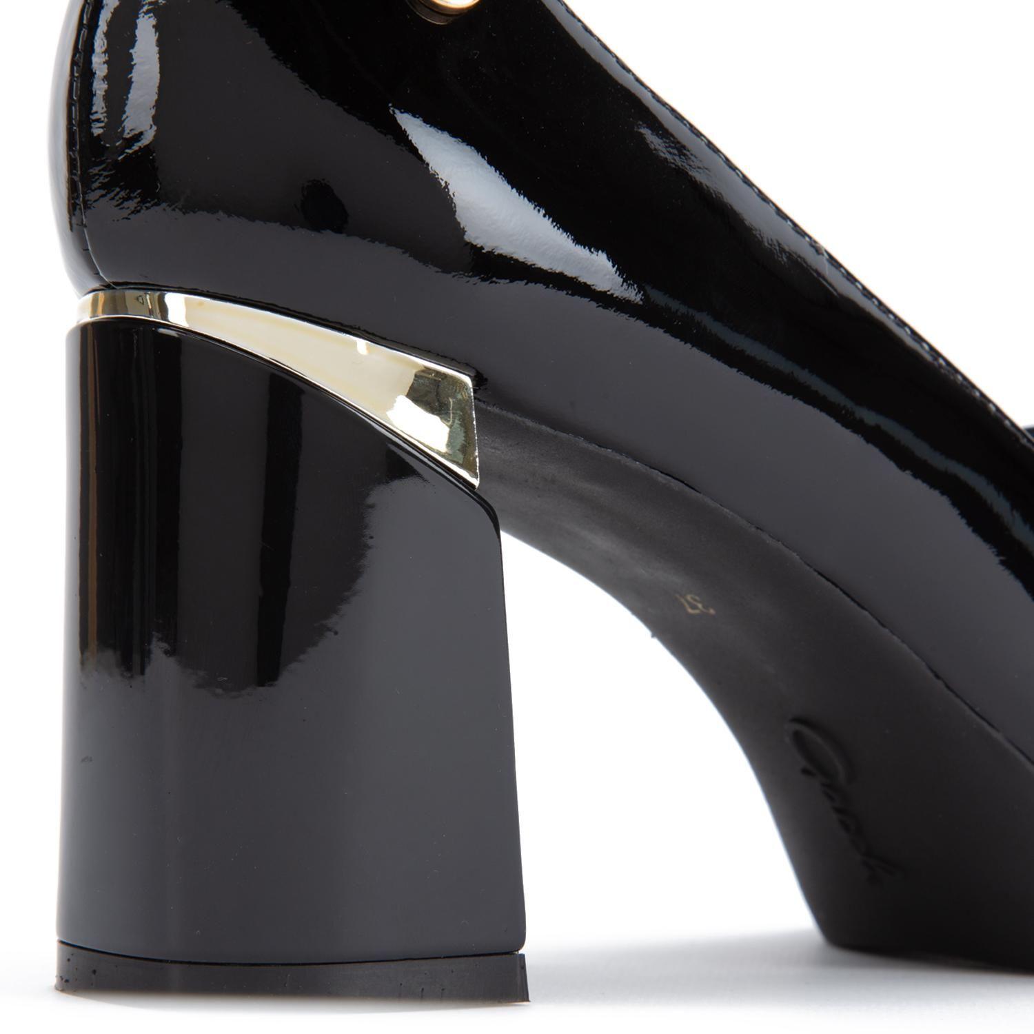 Zapato de cuero mujer Gacel negro Lucy-3