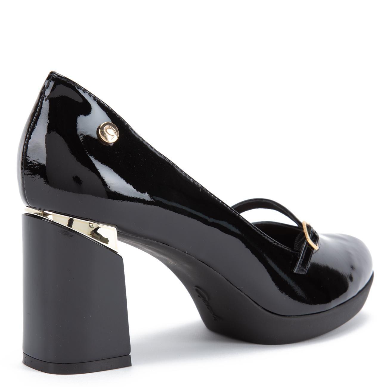 Zapato de cuero mujer Gacel negro Lucy-4