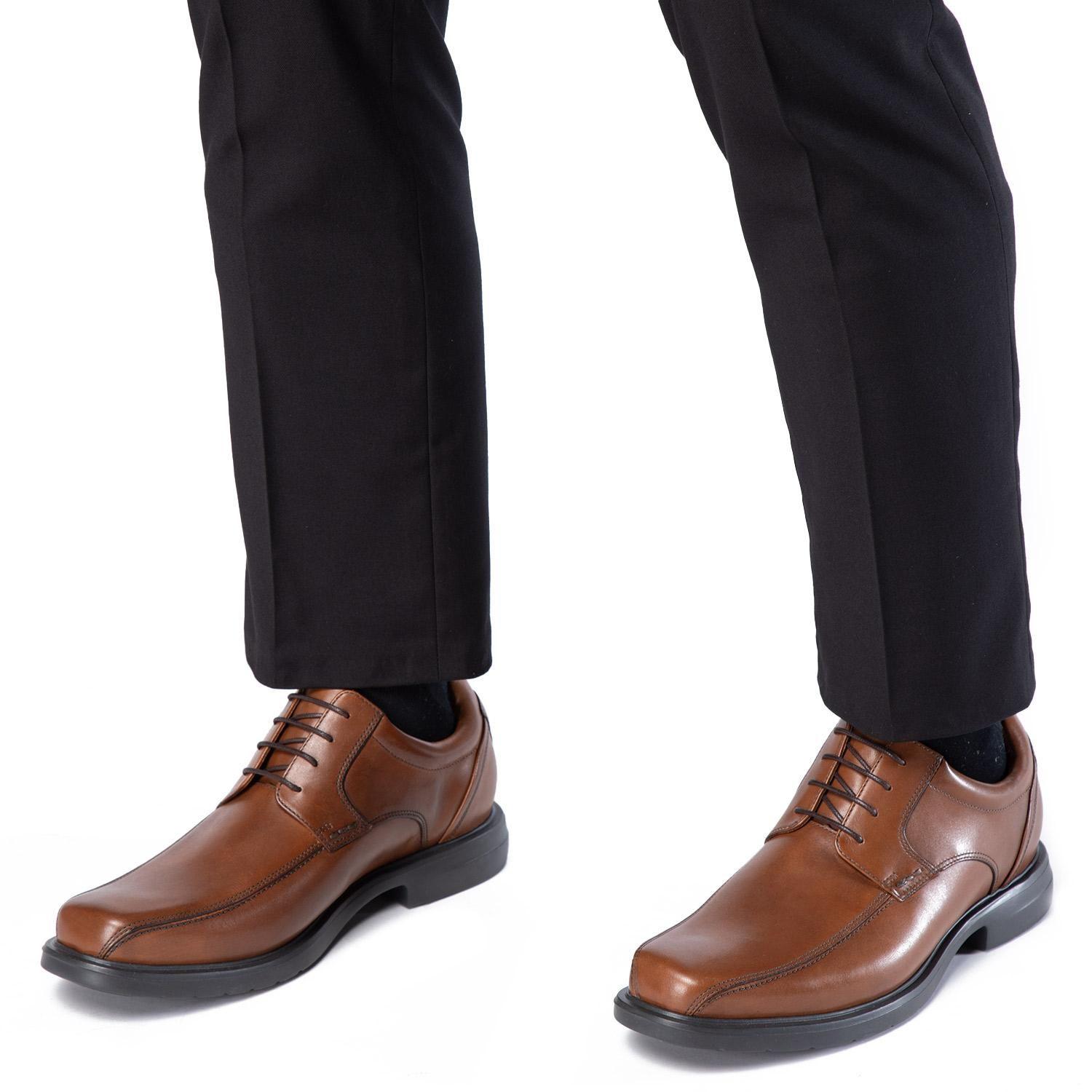 Zapato de cuero hombre Guante dark camel Ferguson-1