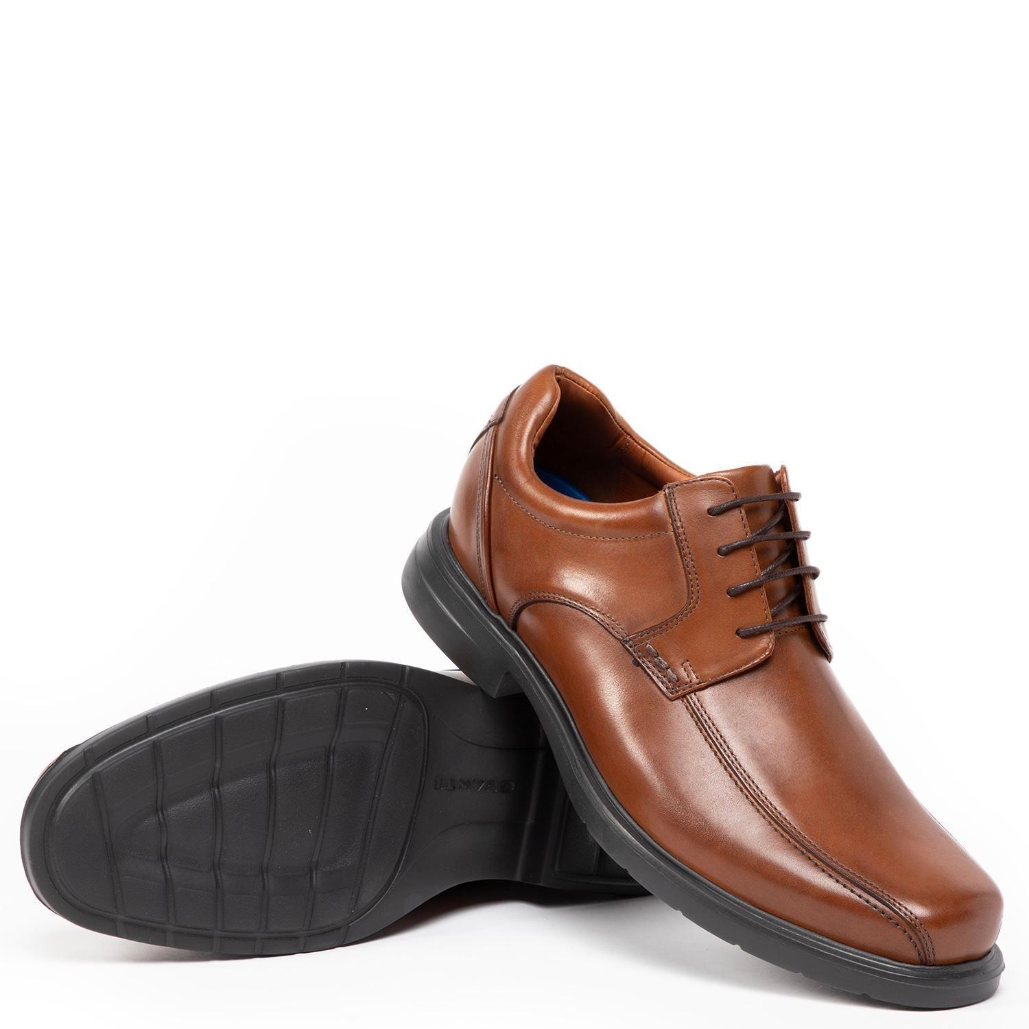 Zapato de cuero hombre Guante dark camel Ferguson-3