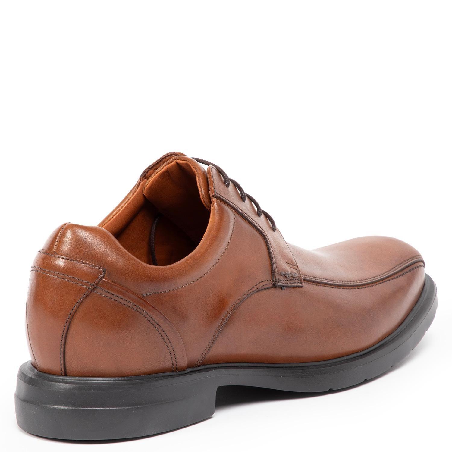 Zapato de cuero hombre Guante dark camel Ferguson-4