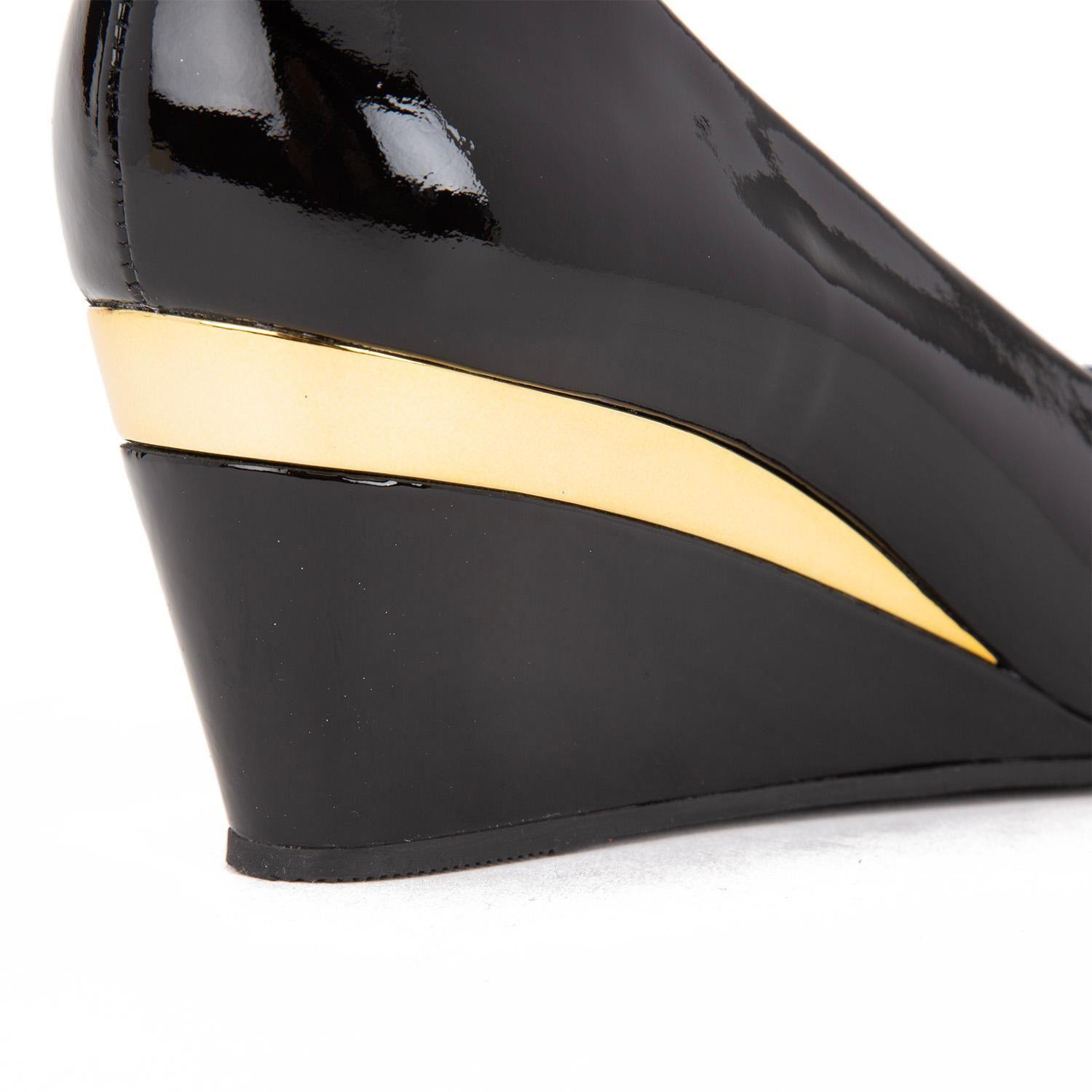 Zapato de cuero mujer Gacel negro Ivonne-2