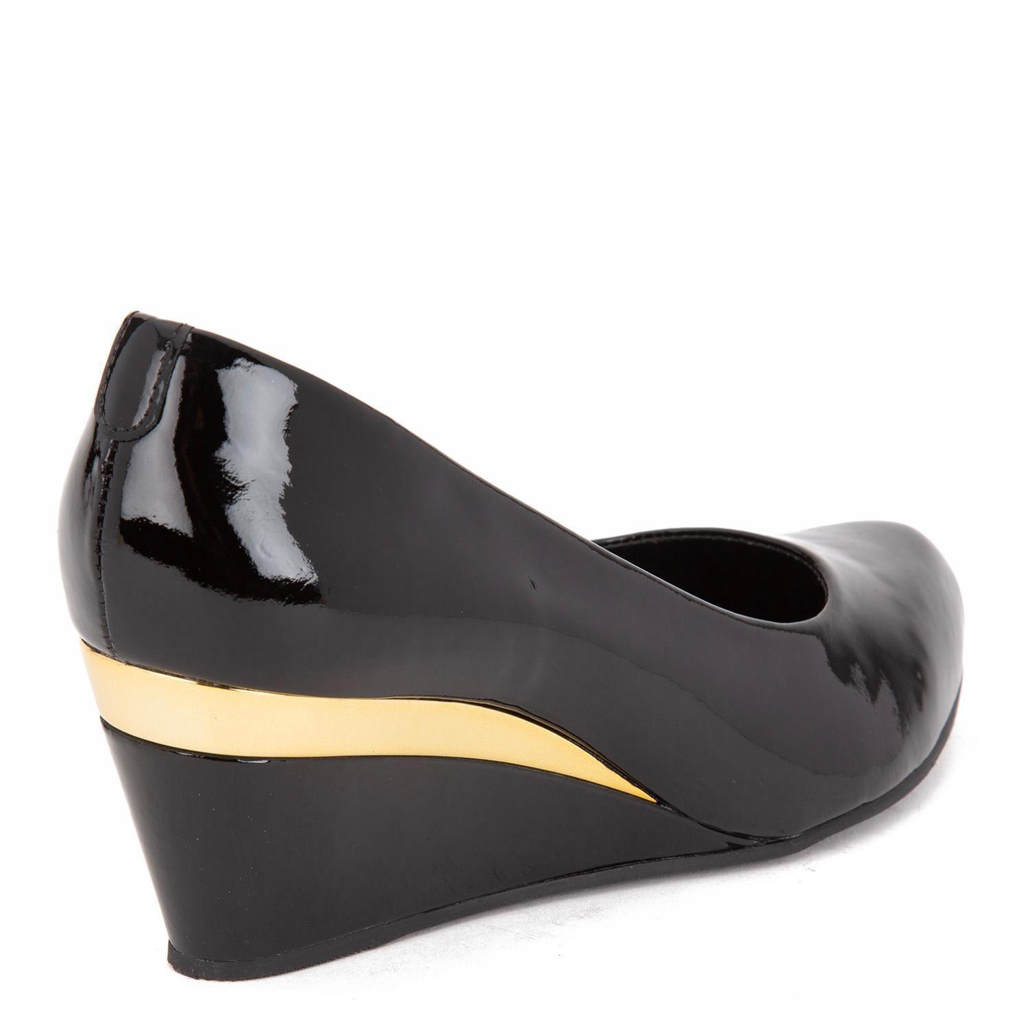 Zapato de cuero mujer Gacel negro Ivonne-3