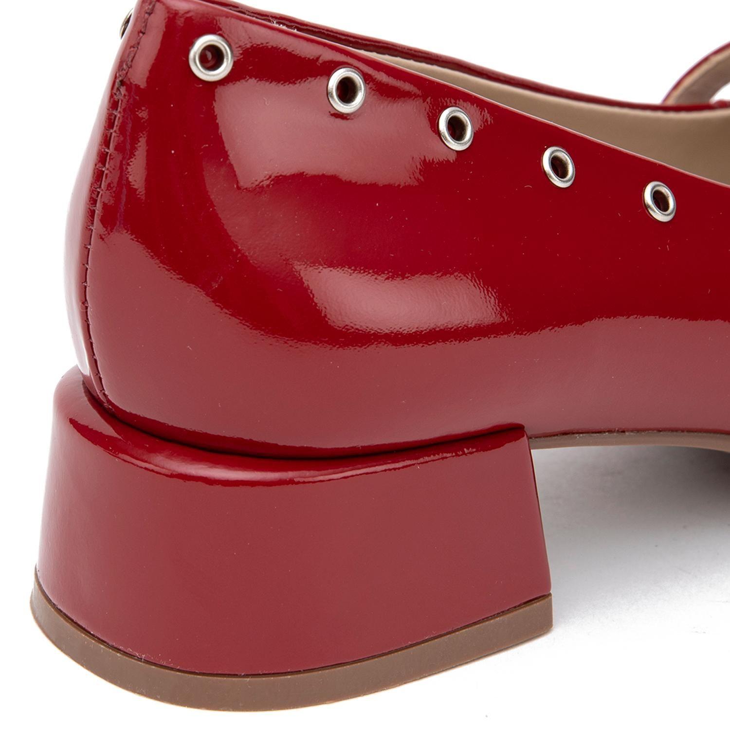 Zapato de cuero mujer Gacel rojo Ophelia 0660952-3