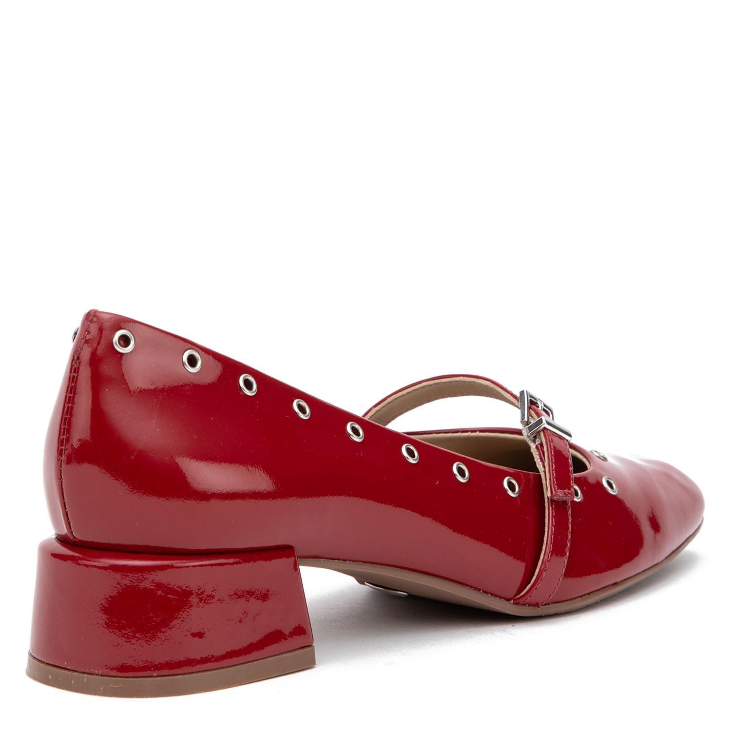 Zapato de cuero mujer Gacel rojo Ophelia 0660952-4