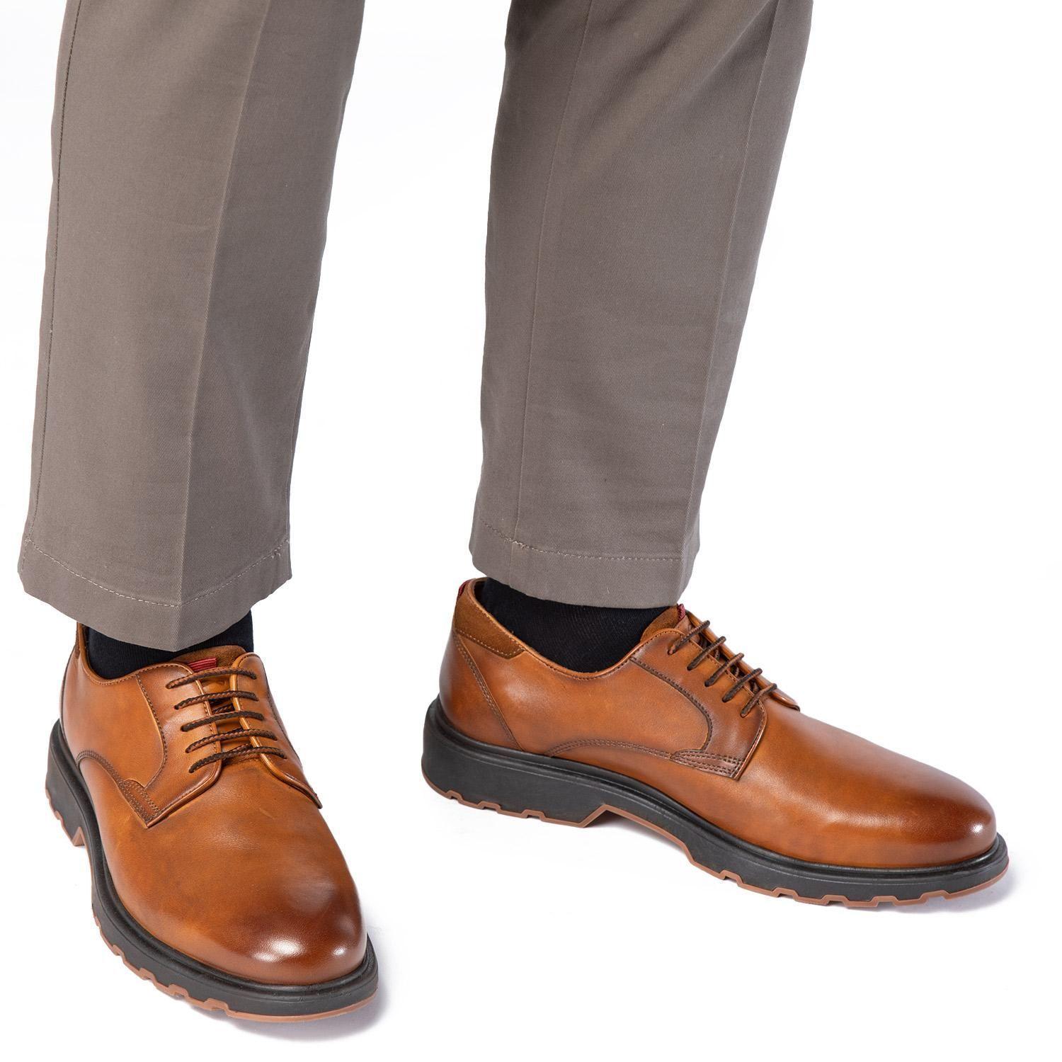Zapato de cuero hombre Guante Camel Nashville 0035596-1