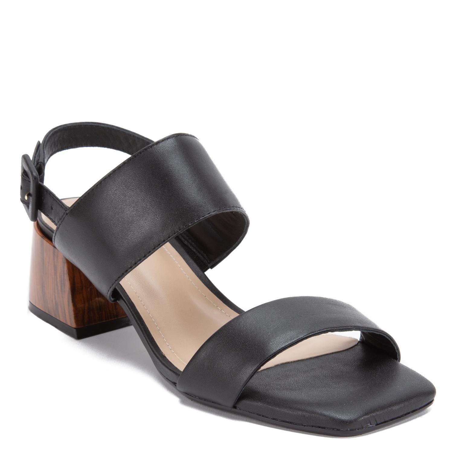 Sandalia de cuero mujer Gacel negro Calisa-2