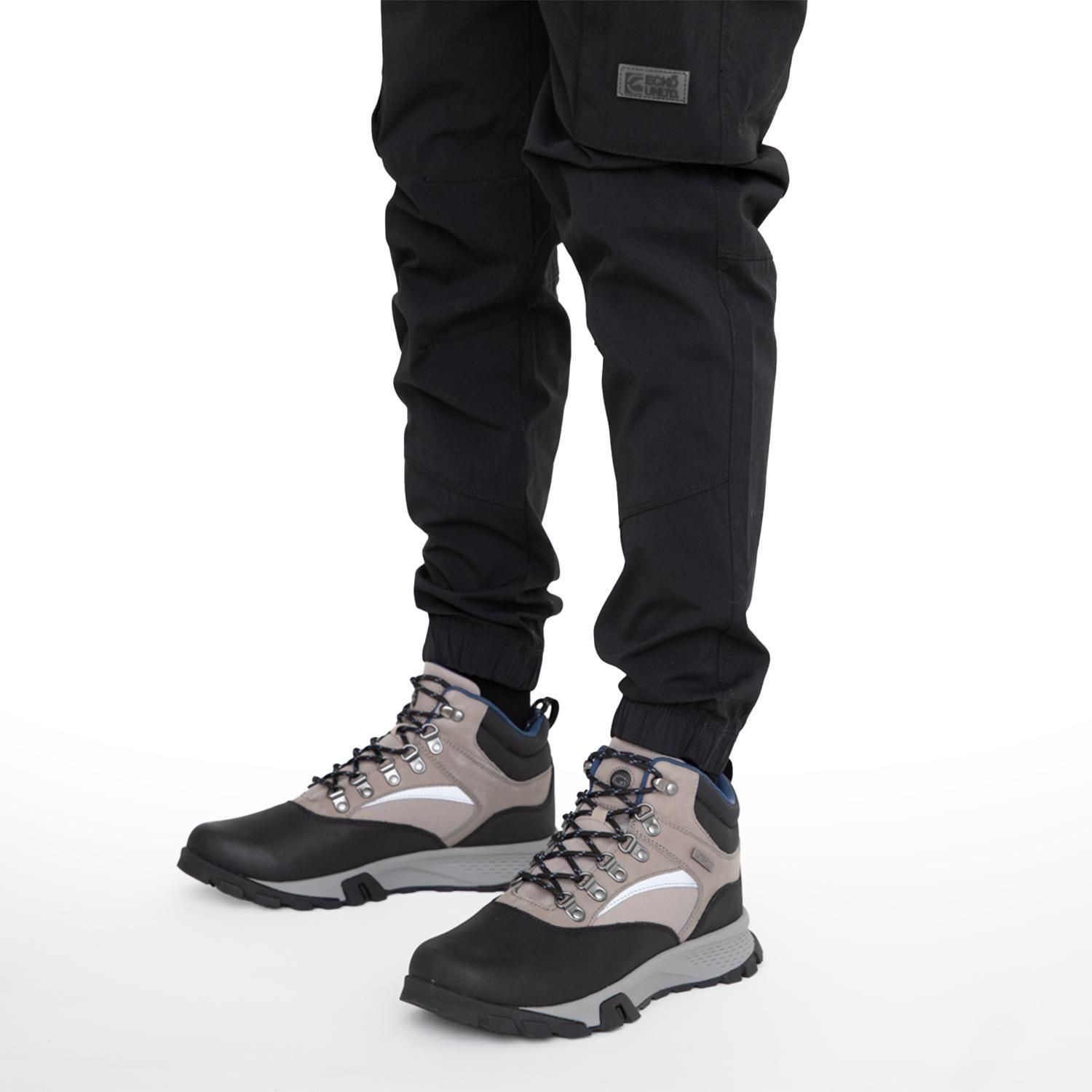 Botín Outdoor de cuero hombre Guante negro Parinacota-1