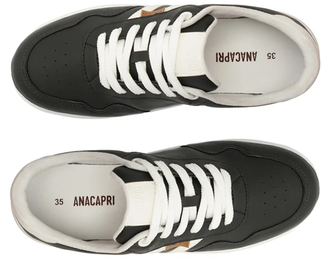 Zapatilla mujer Anacapri negro Janis-4