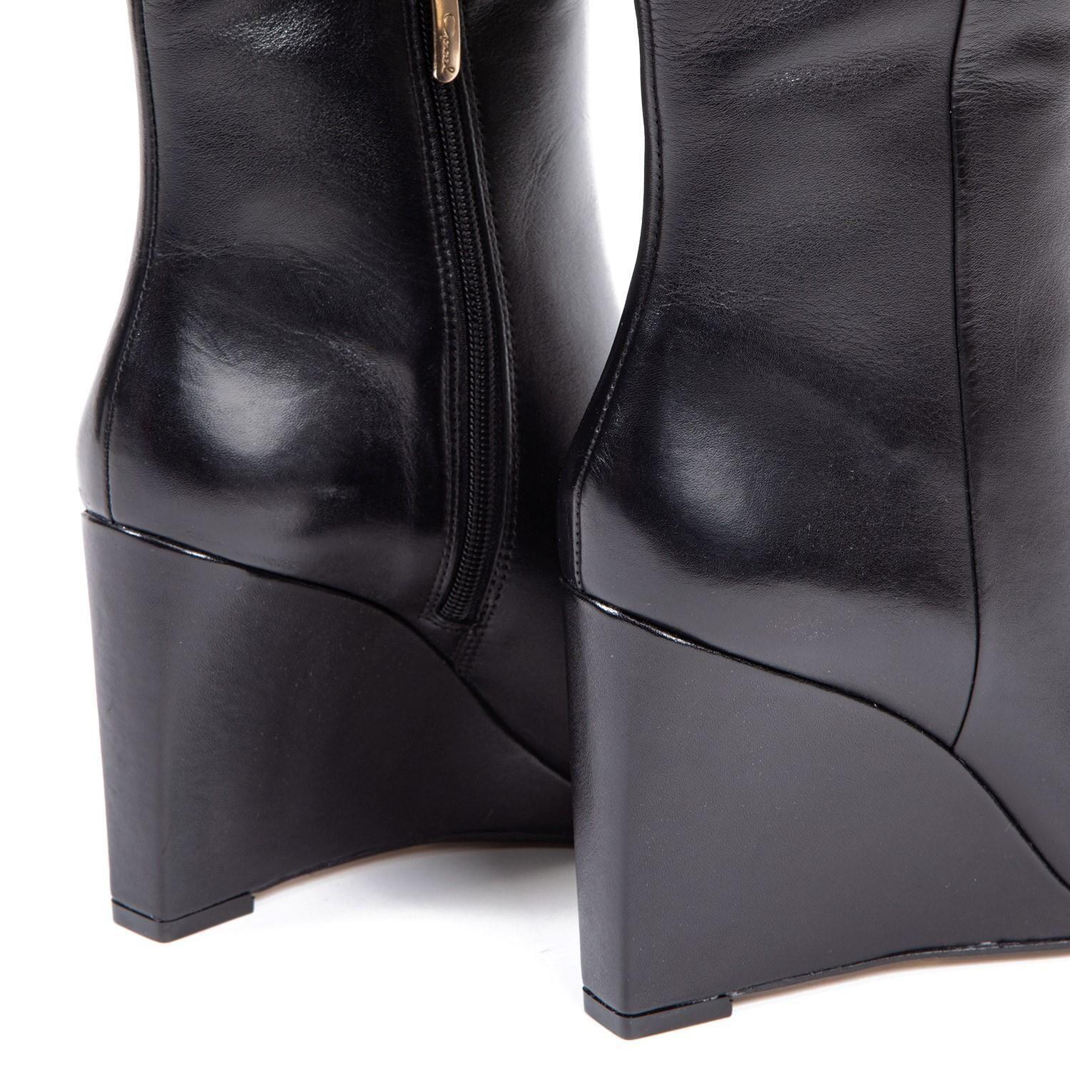 Bota de cuero mujer Gacel Negro Amanda 0659129-3
