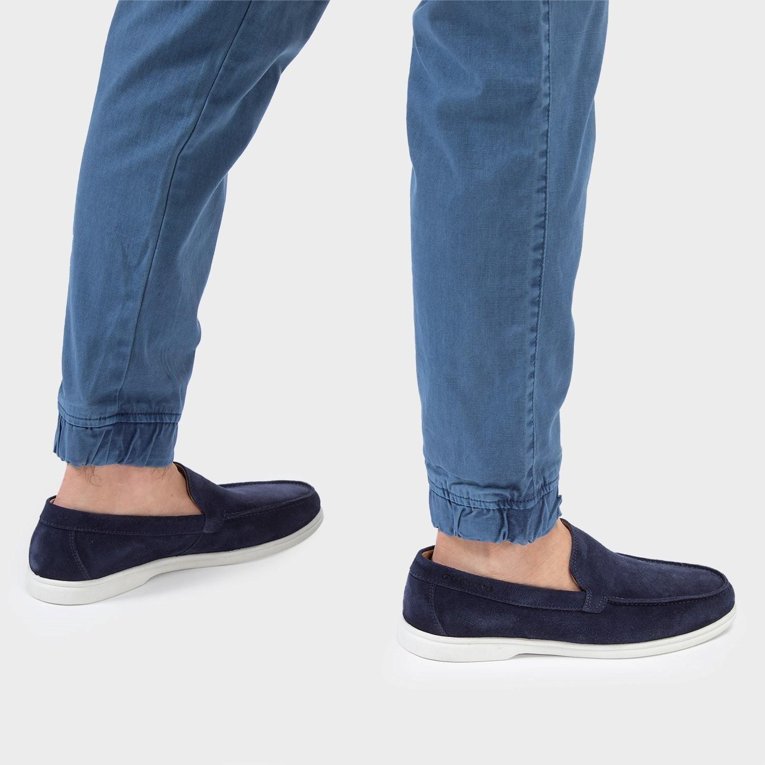 Mocasin de cuero hombre Guante Marino San Sebastian 0035383-1