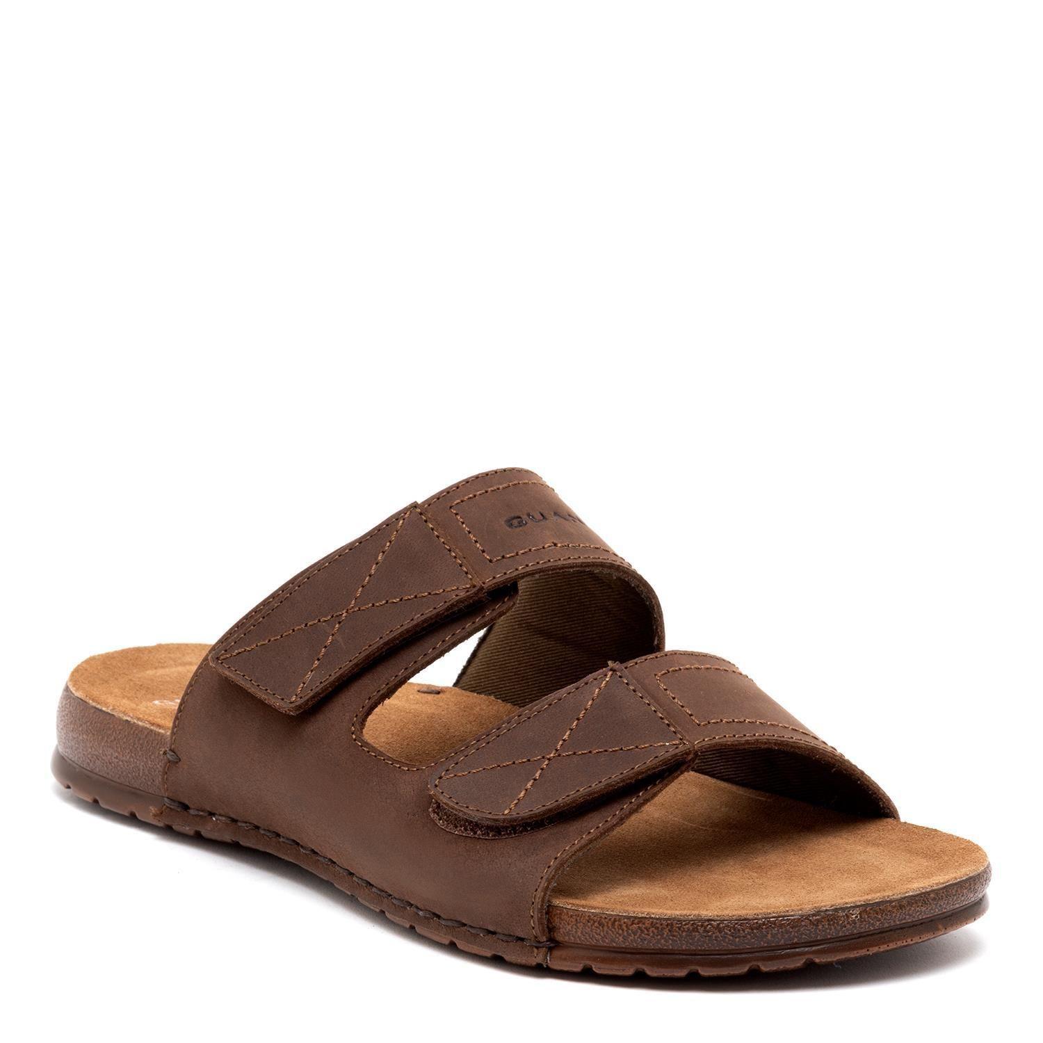 Sandalia de cuero hombre Guante Chocolate Alicante 0034801-1