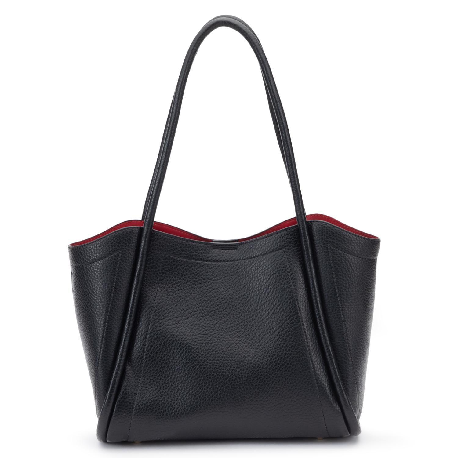 Cartera mujer Gacel negro dos asas mediana-3