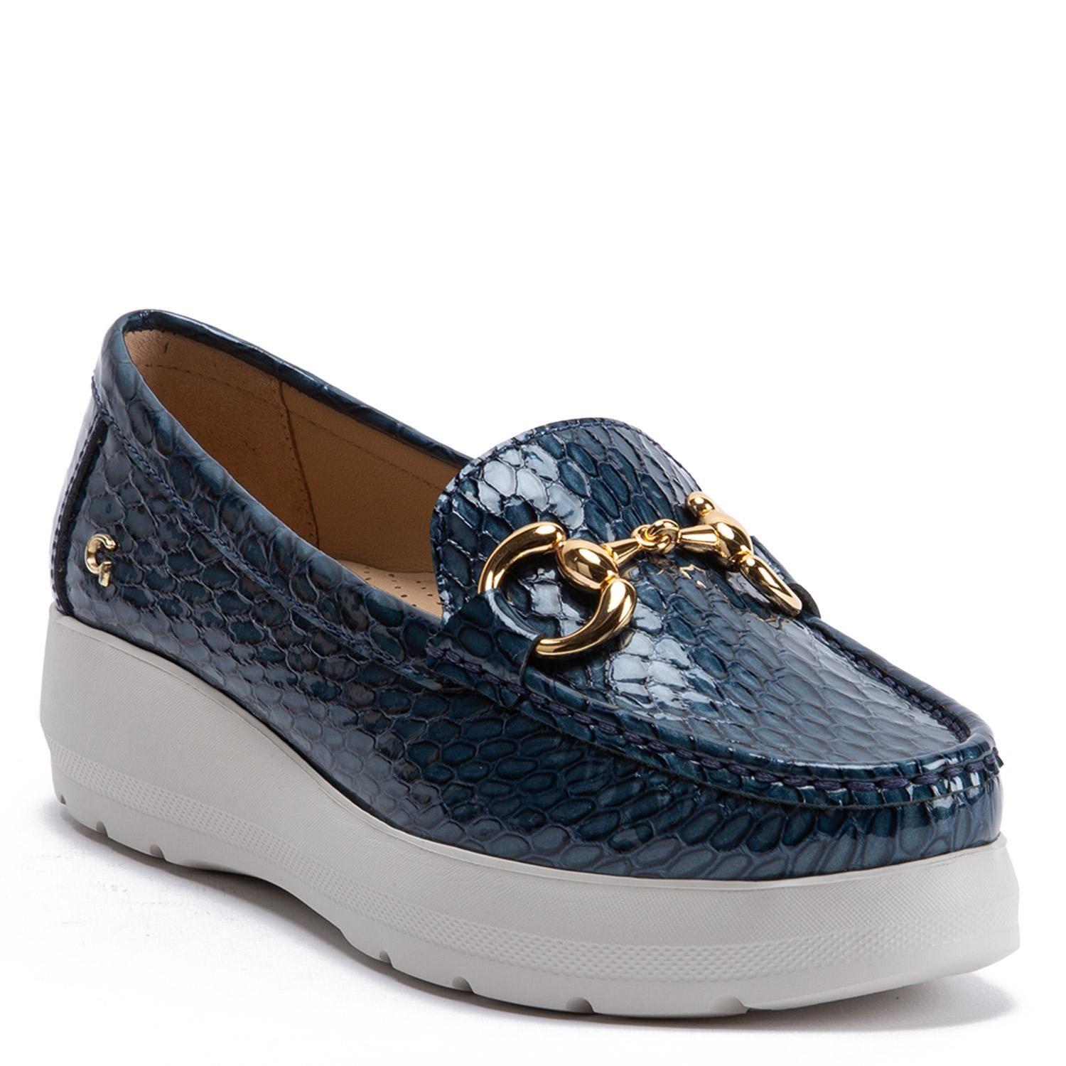 Mocasin de cuero mujer Gacel Marino Locanda 0660469-2