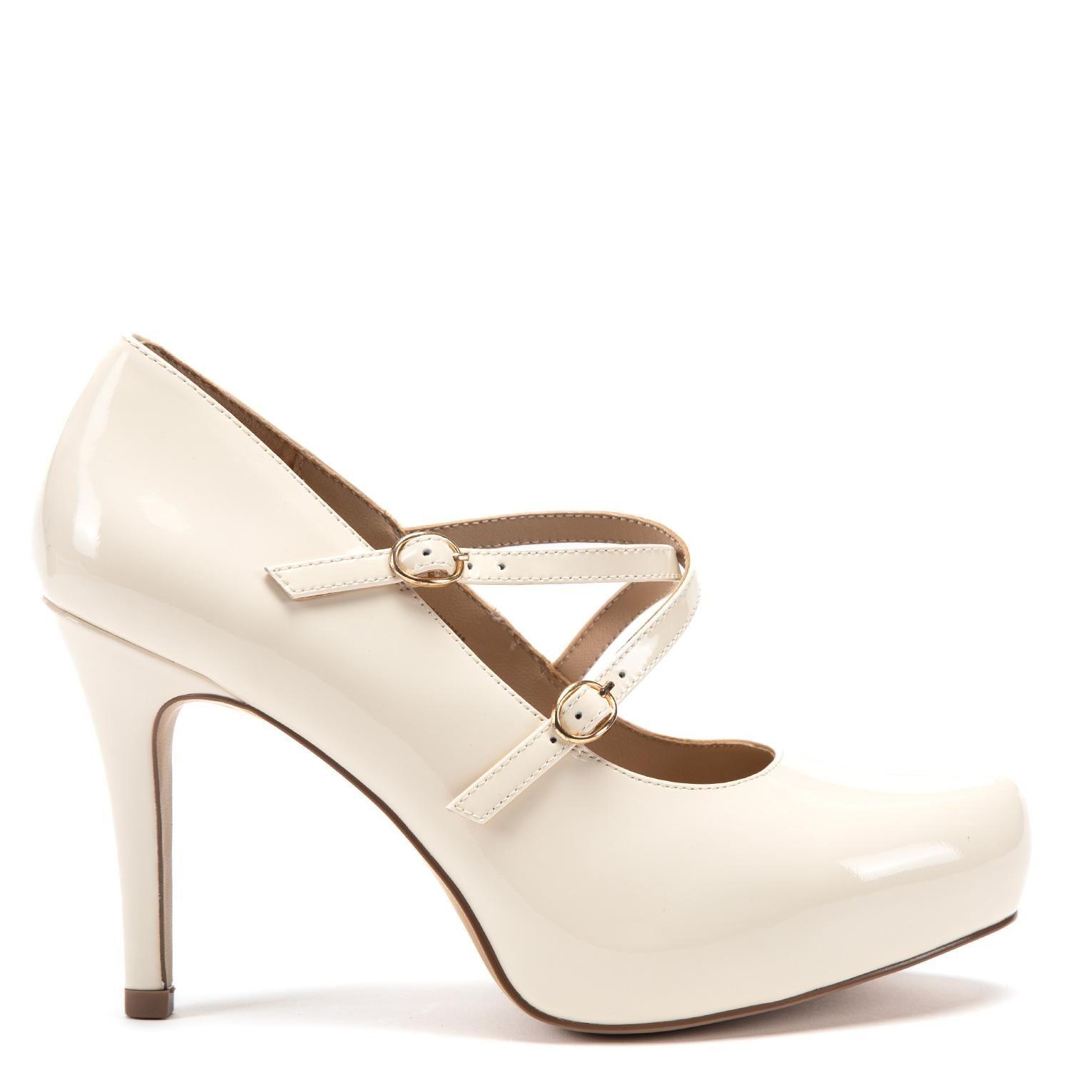 Zapato de cuero mujer Gacel crudo Olga-0