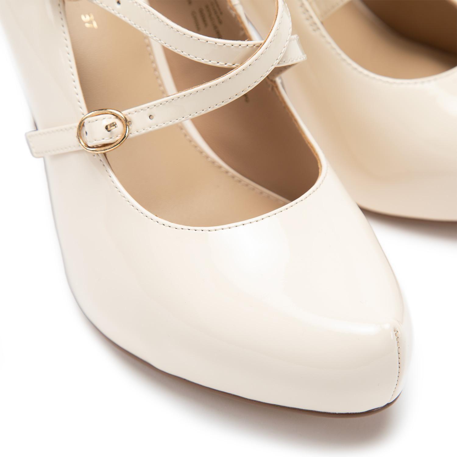 Zapato de cuero mujer Gacel crudo Olga-5