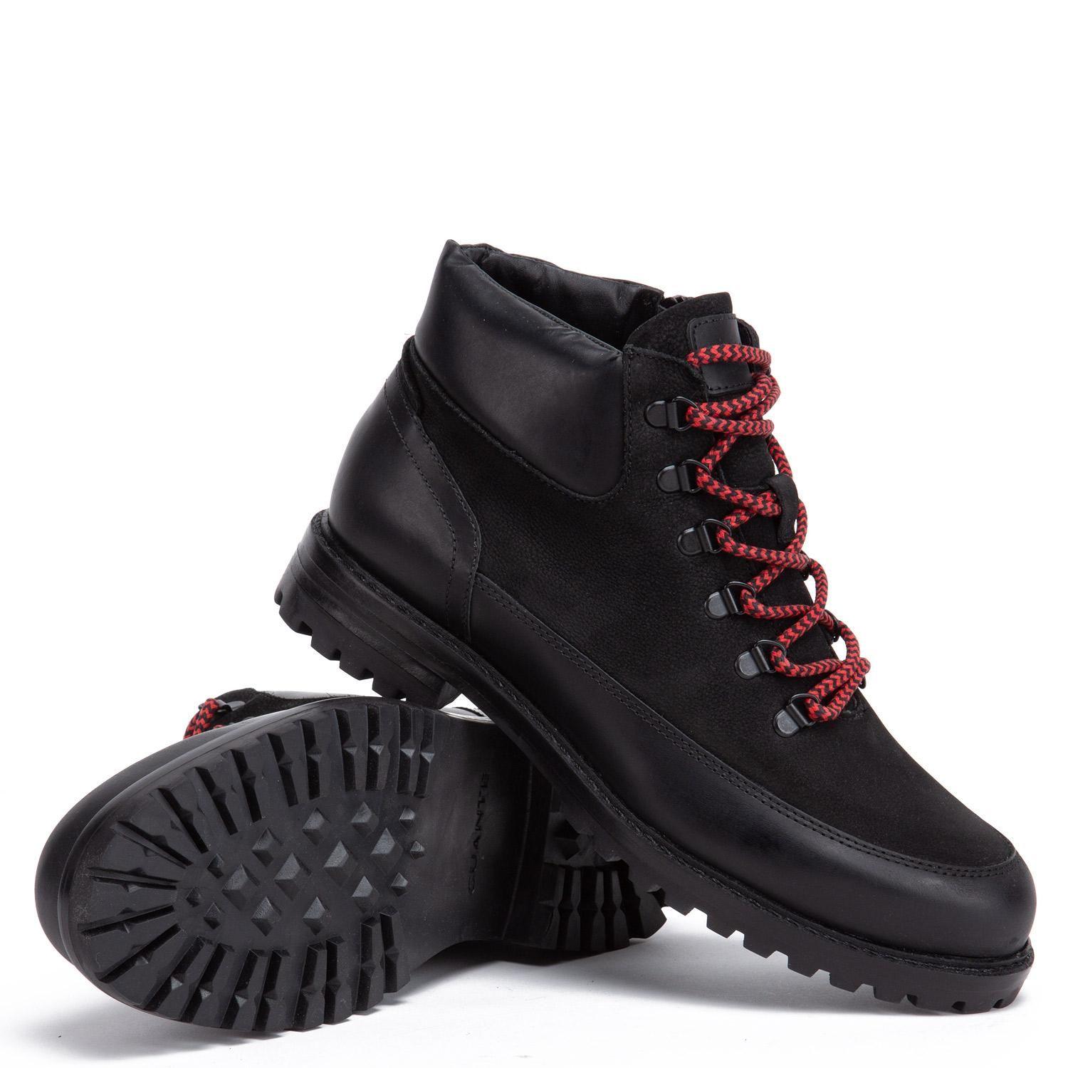 Botin de cuero hombre Guante negro Estocolmo 0035815-2