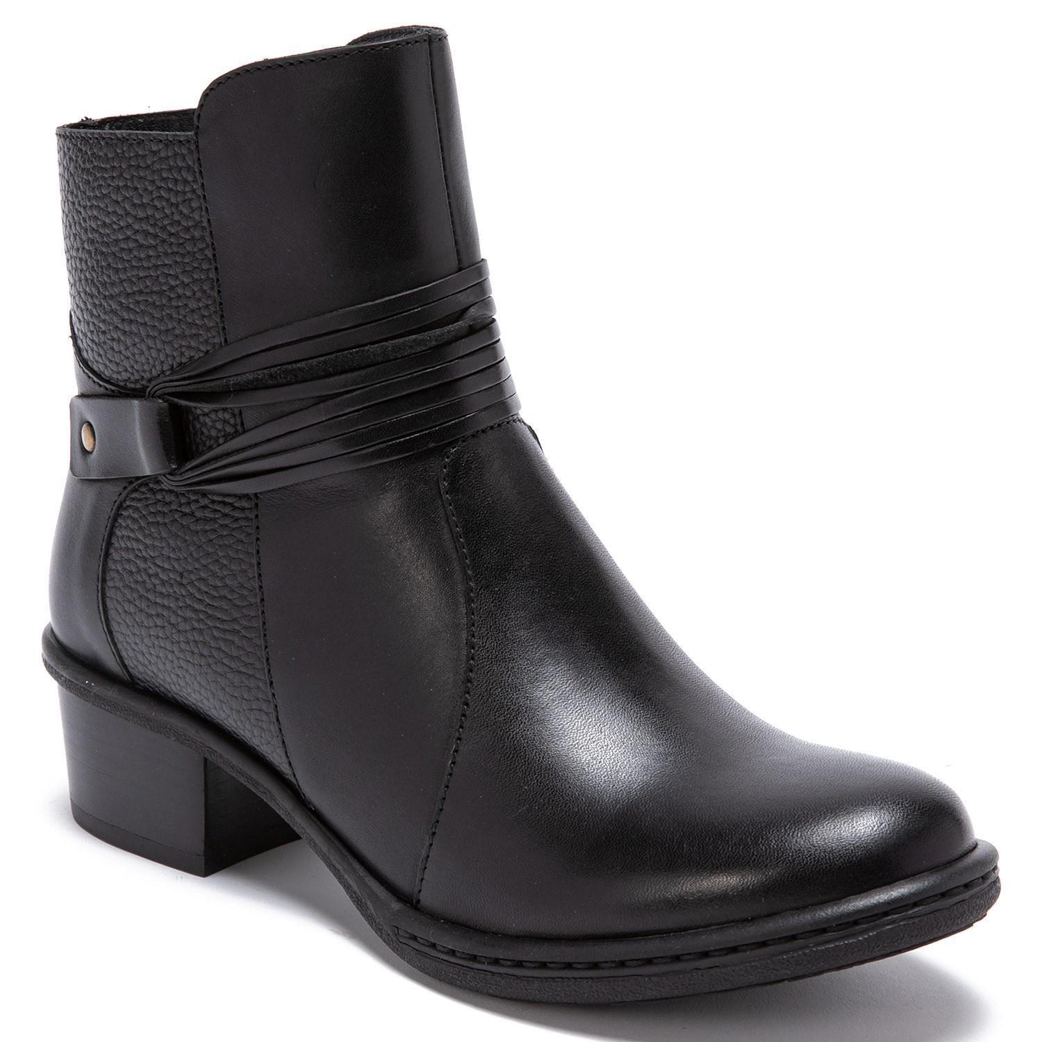Botin de cuero mujer Gacel Negro Fabiana 0658578-2