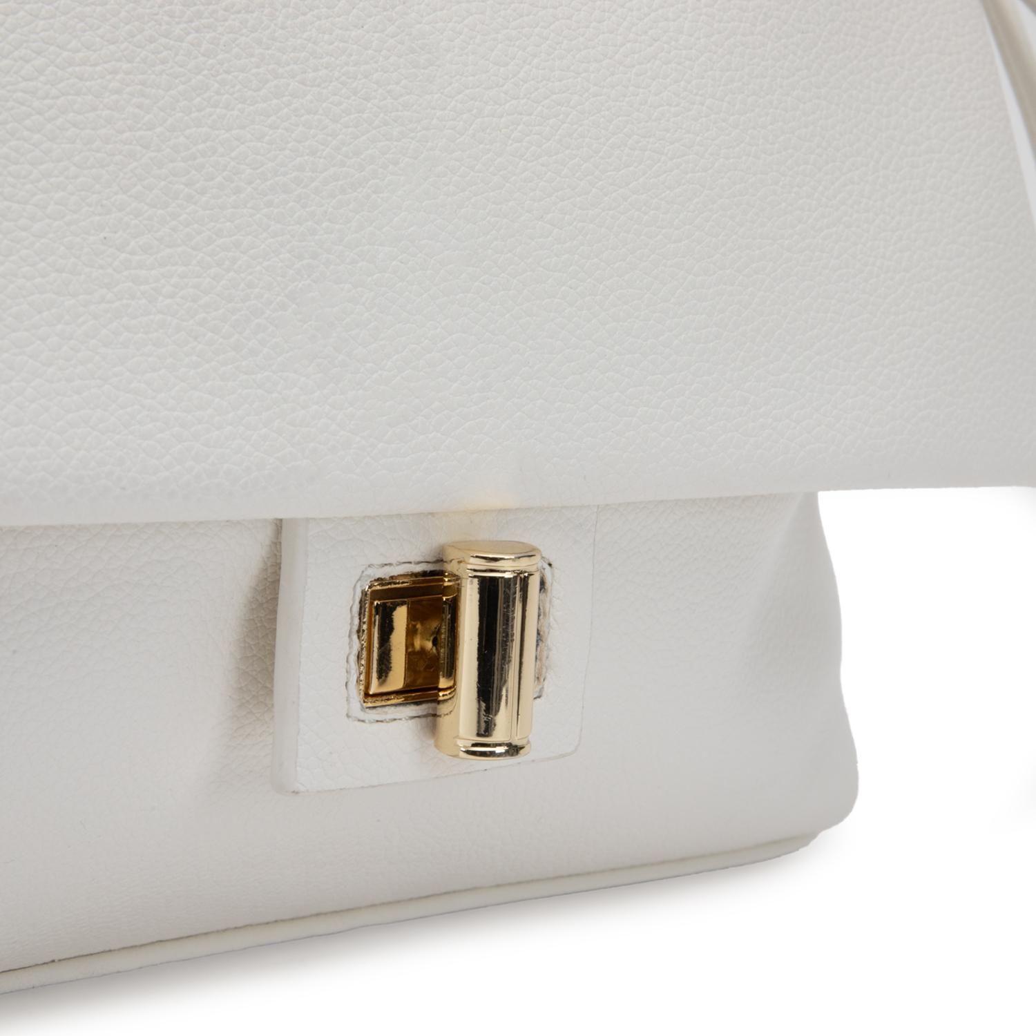 Cartera mujer Gacel blanco bandolera grande-6