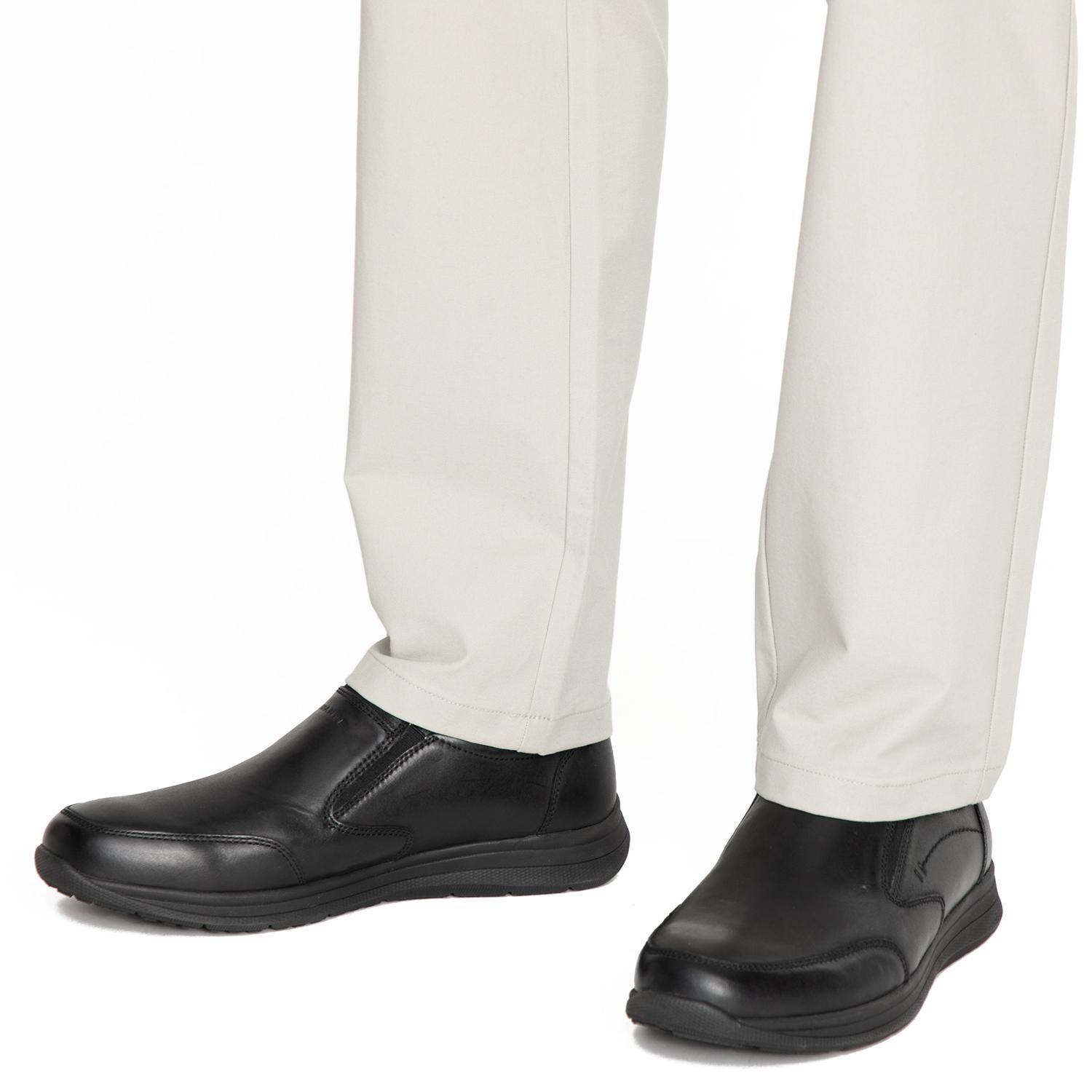 Zapato de cuero hombre Guante negro Calcuta-1