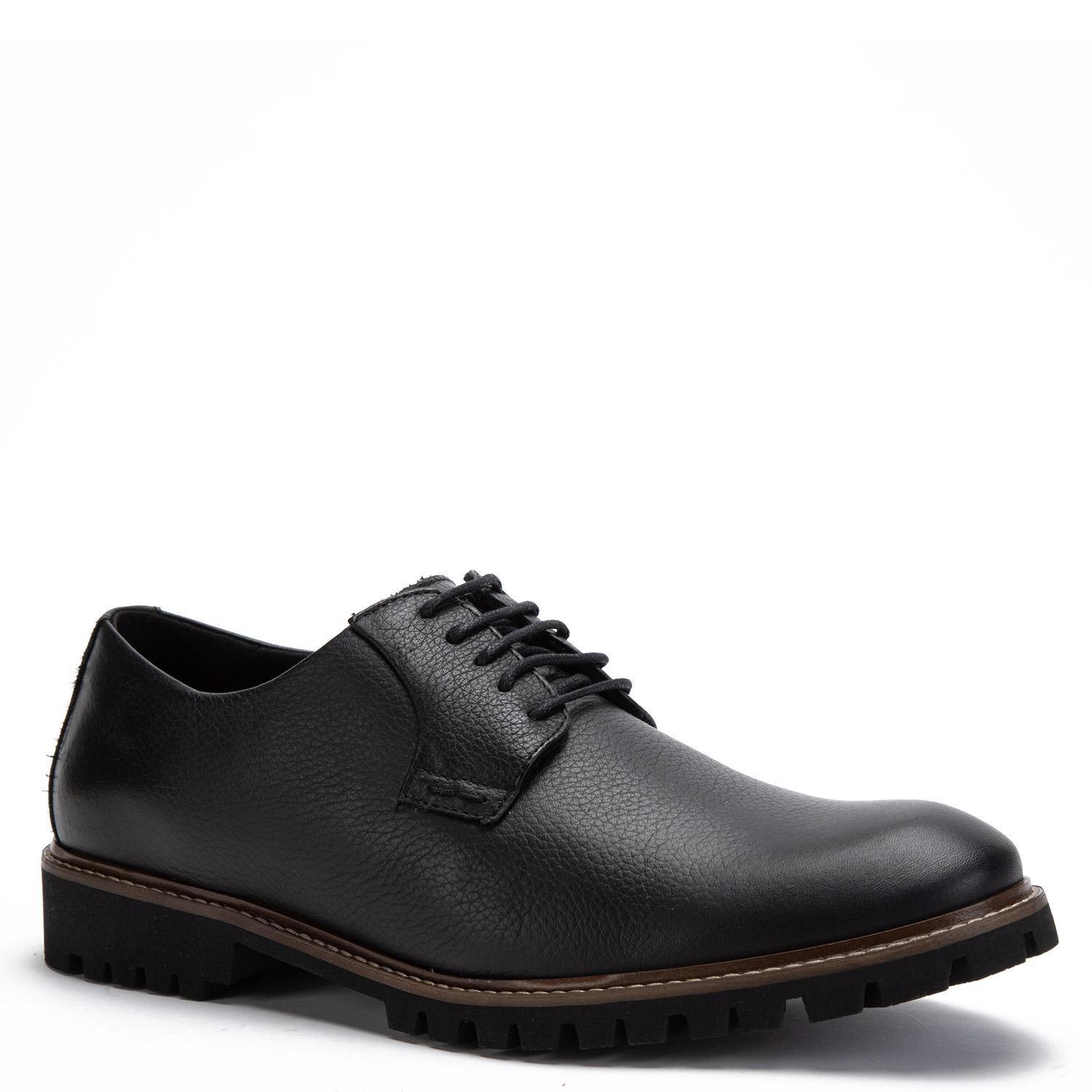 Zapato de cuero hombre Guante negro Quebec 0035445-2