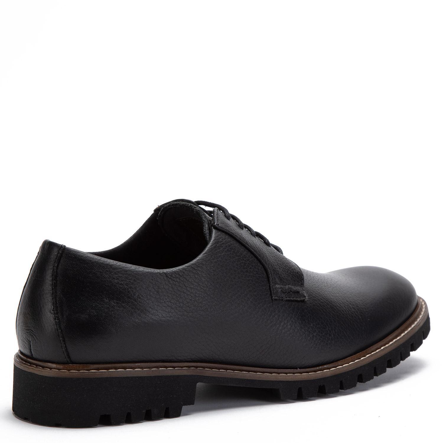 Zapato de cuero hombre Guante negro Quebec 0035445-4