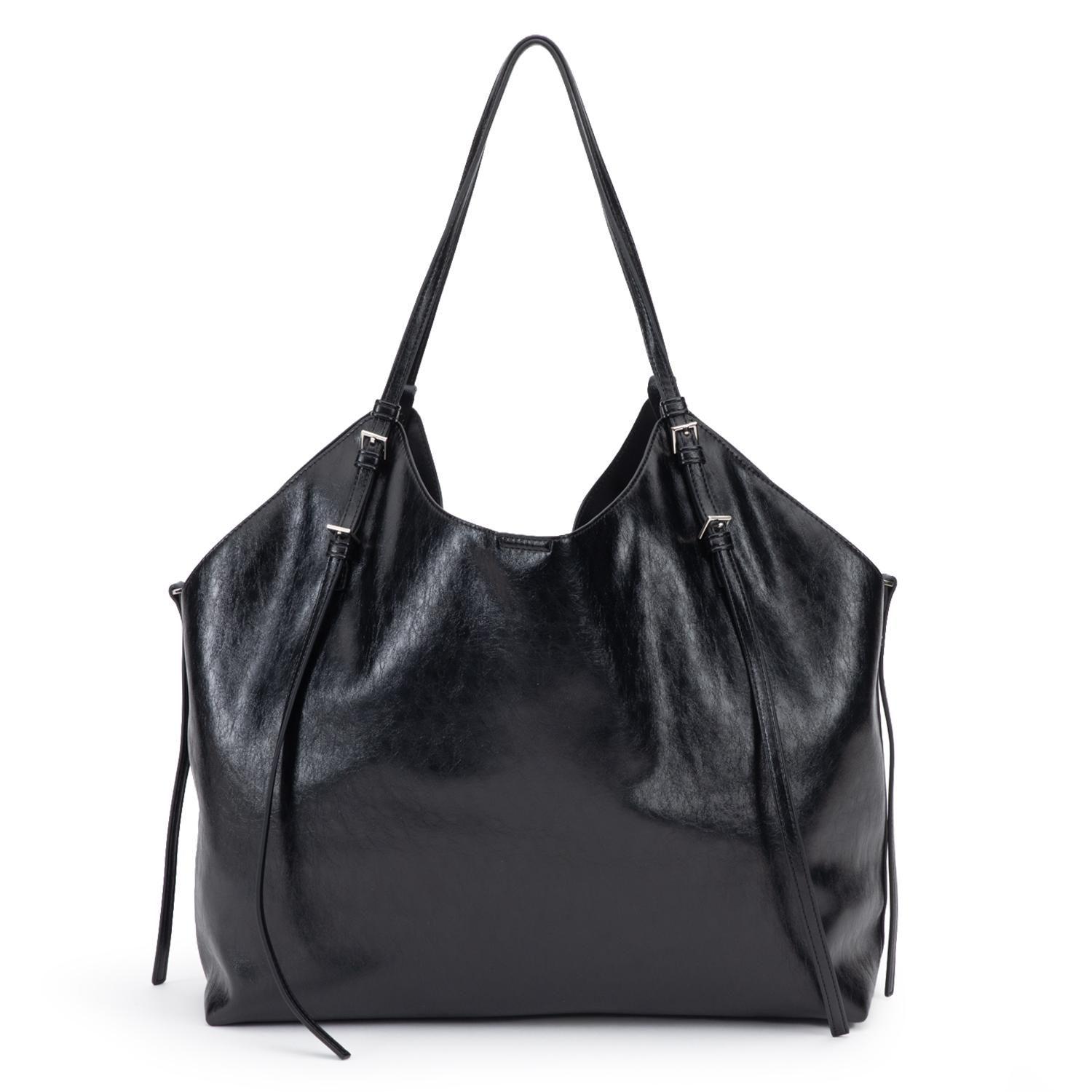 Cartera mujer Gacel negro dos asas grande-4