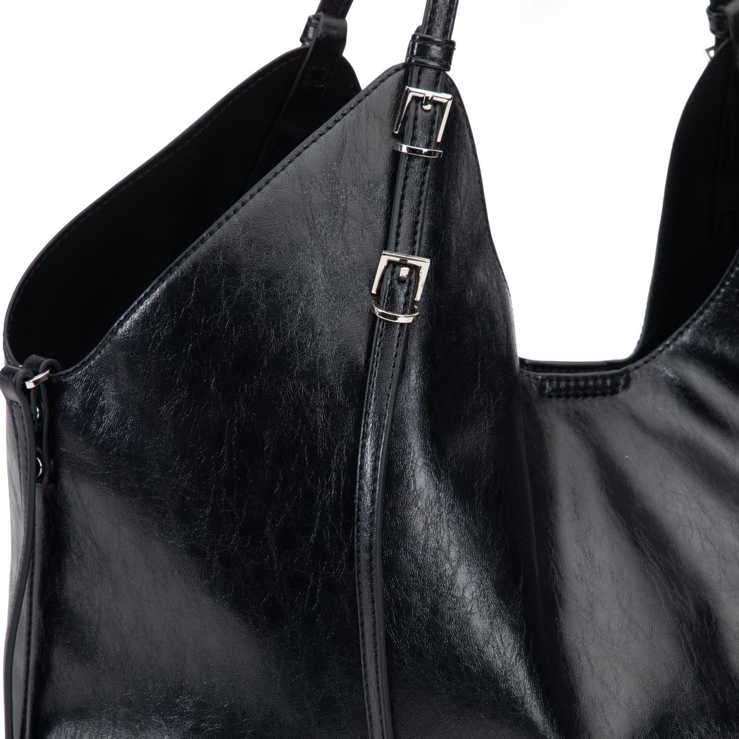 Cartera mujer Gacel negro dos asas grande-7
