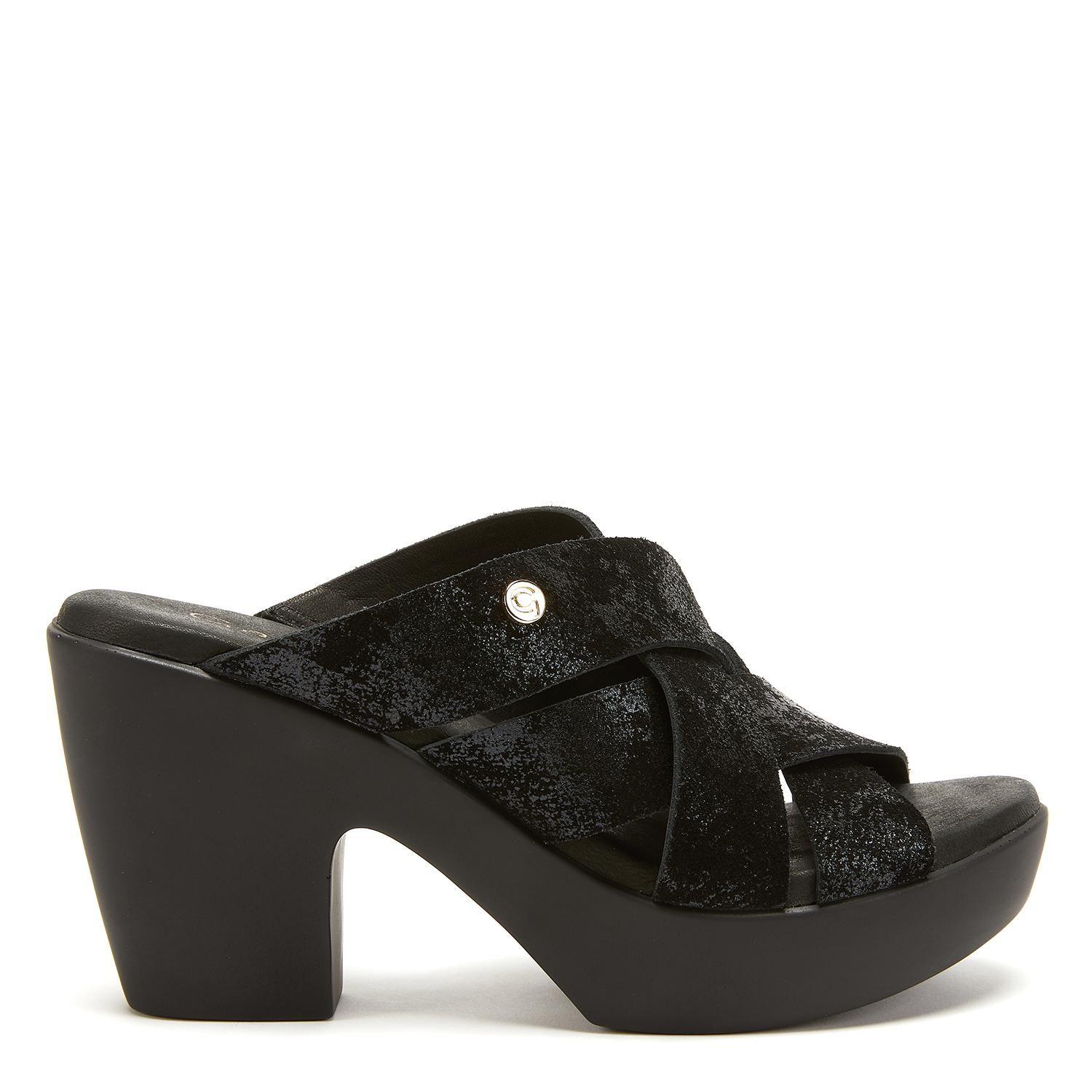 Sandalia de cuero mujer Gacel Negro Dalia-0