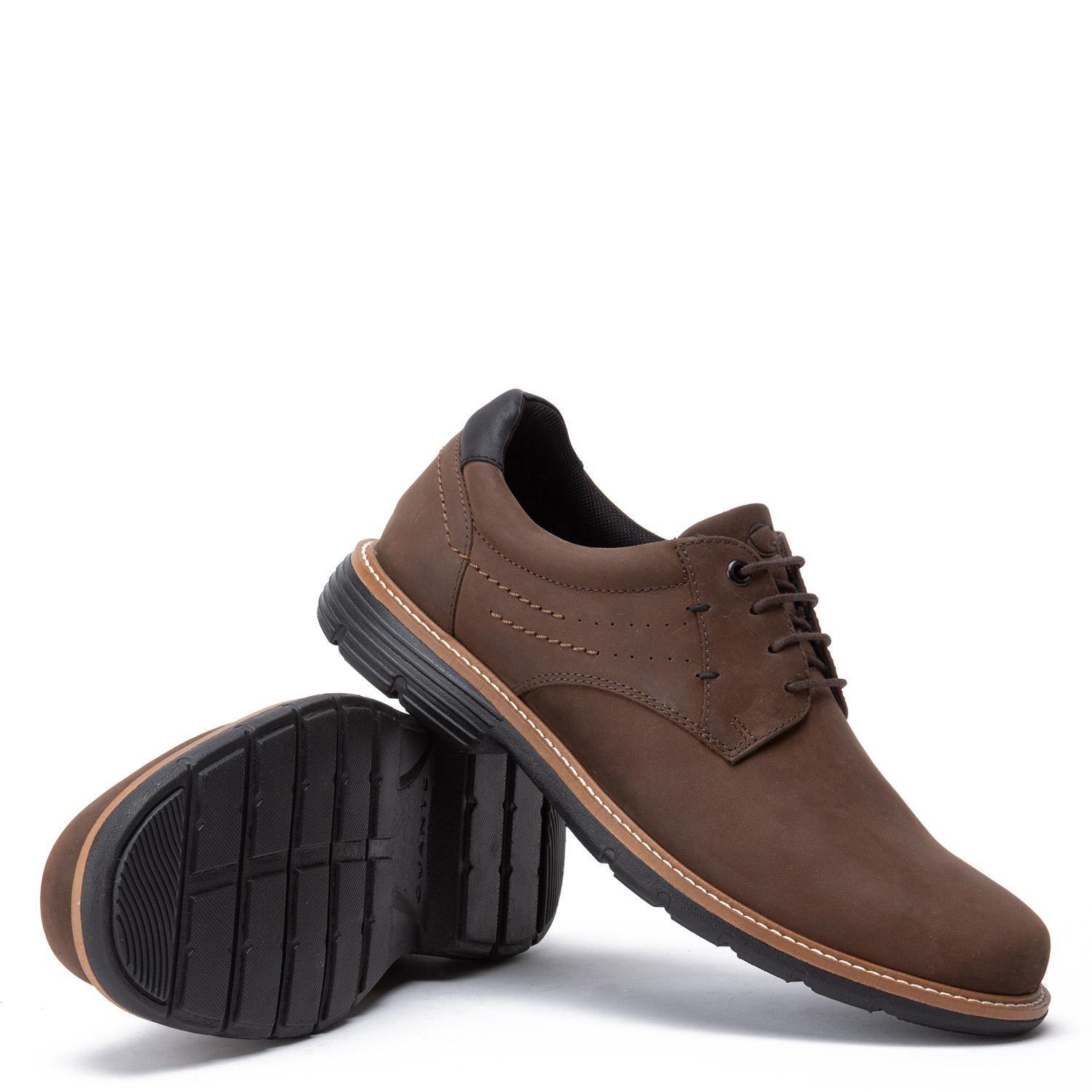 Zapato de cuero hombre Guante chocolate Glasgow-3