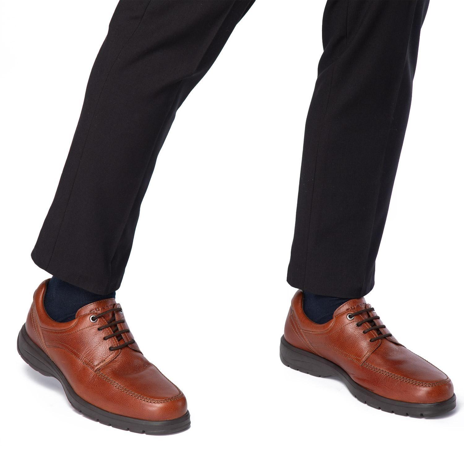 Zapato de cuero hombre Guante brandy Dallas 0035583-1