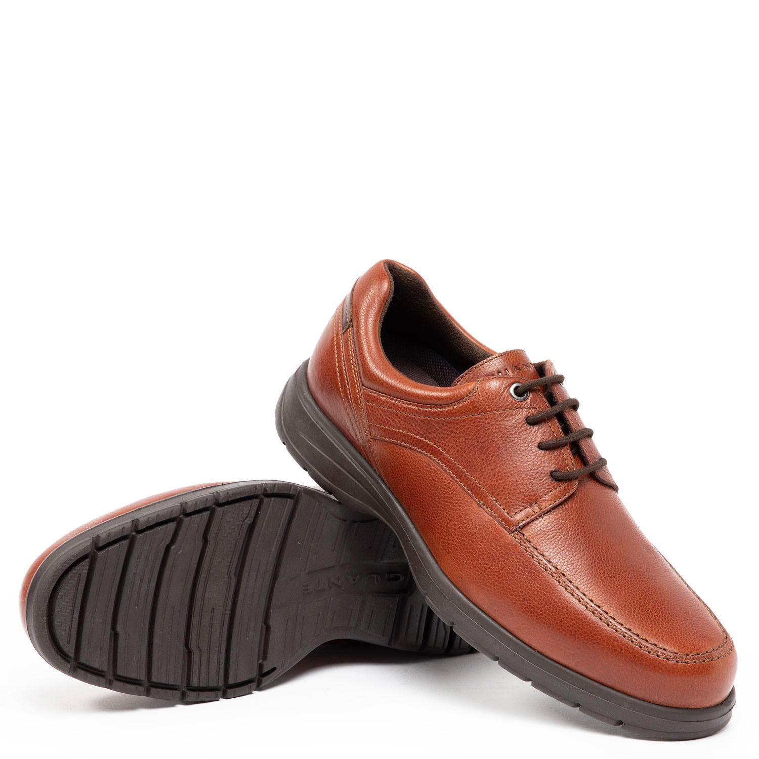 Zapato de cuero hombre Guante brandy Dallas 0035583-3