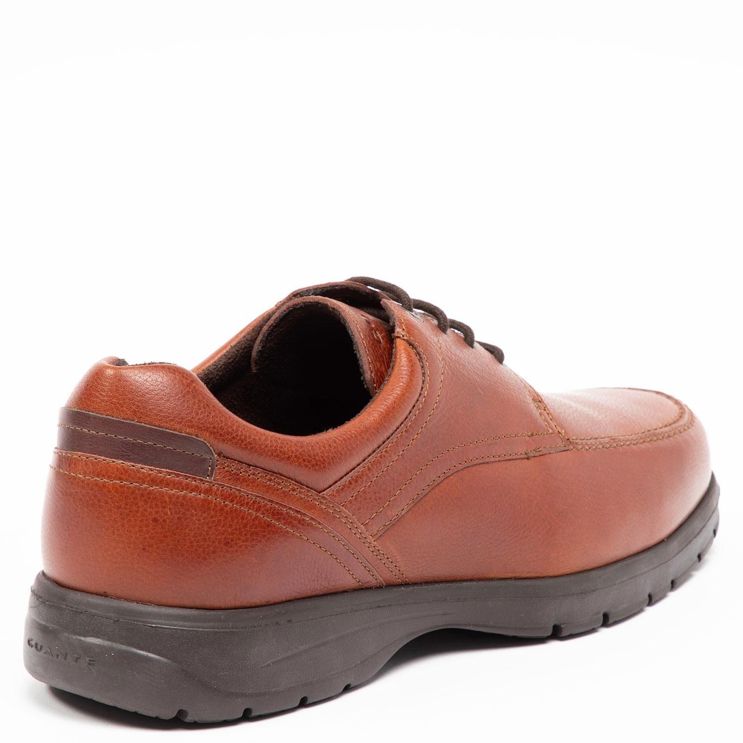 Zapato de cuero hombre Guante brandy Dallas-4