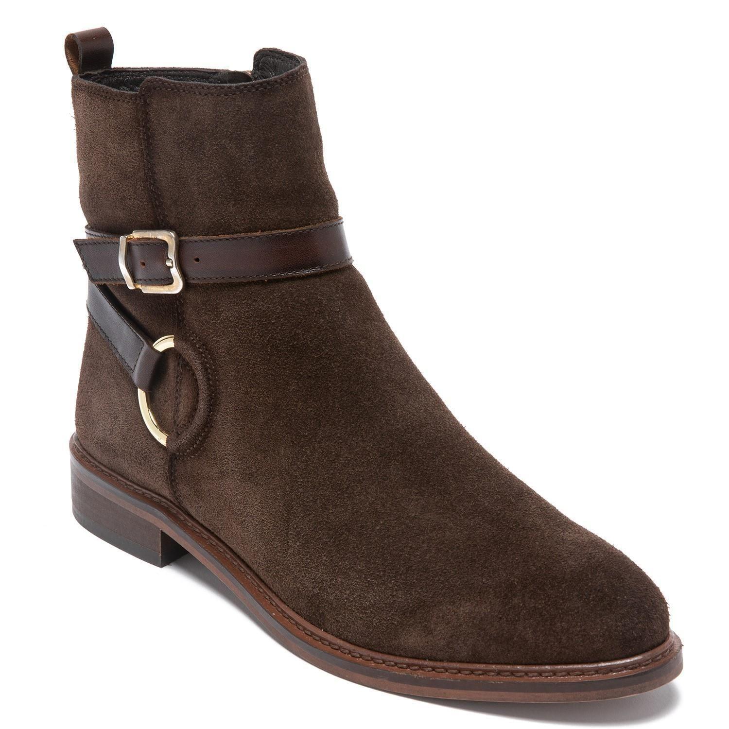 Botin de cuero mujer Gacel Chocolate Yoli 0659397-2