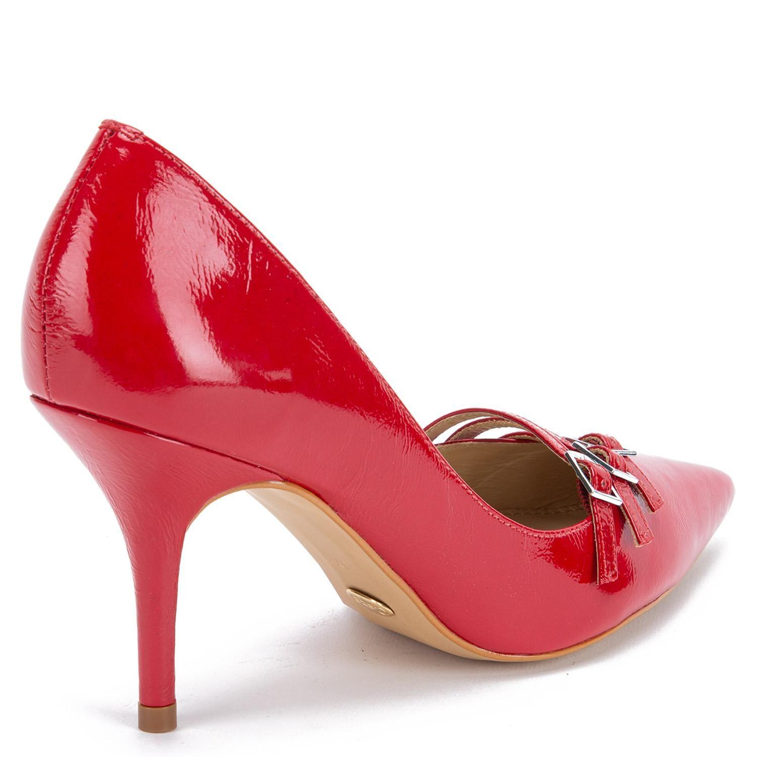 Zapato de cuero mujer Gacel Rojo Irune 0660420-4