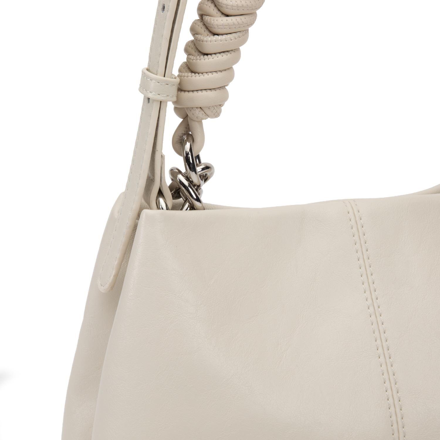 Cartera mujer Gacel off white bandolera grande-5