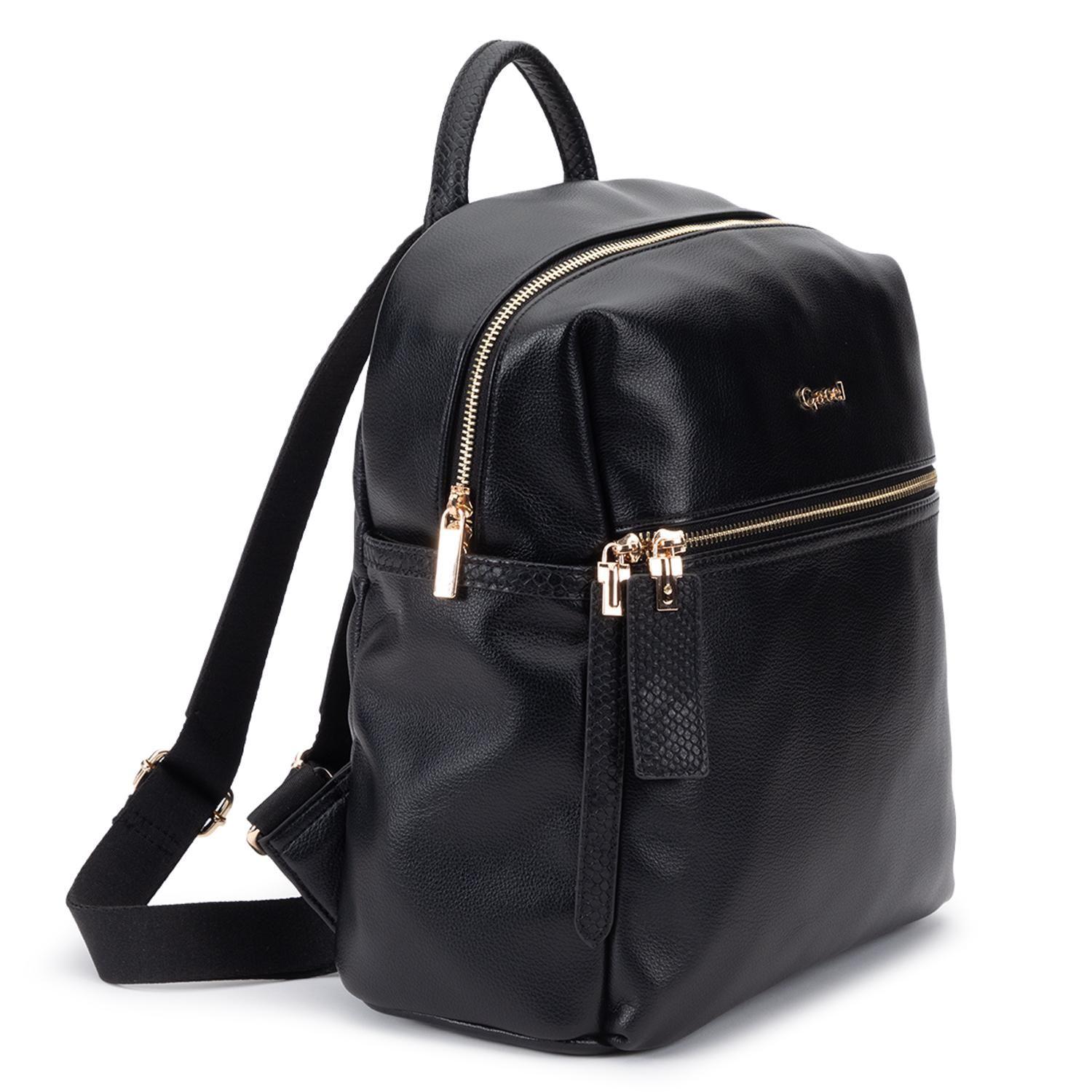 Mochila mujer Gacel negro grande-2