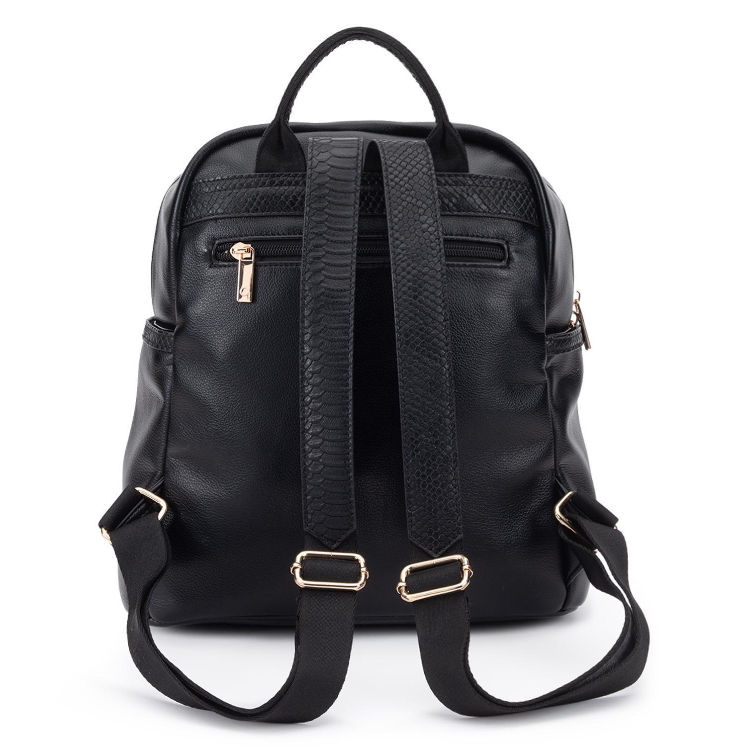 Mochila mujer Gacel negro grande-3